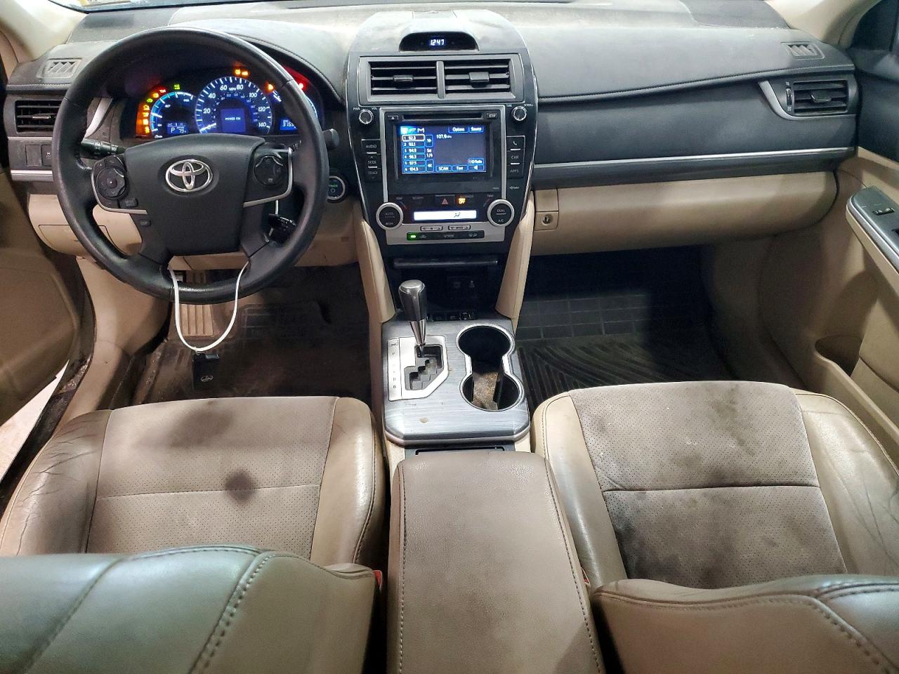 2012 Toyota Camry Hybrid Xle White vin: 4T1BD1FK3CU059970
