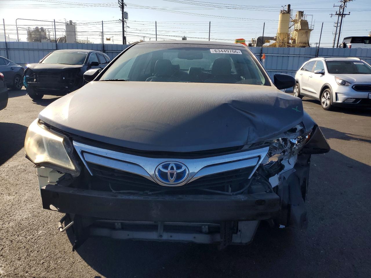 2013 Toyota Camry Hybrid Xle Gray vin: 4T1BD1FK3DU066449