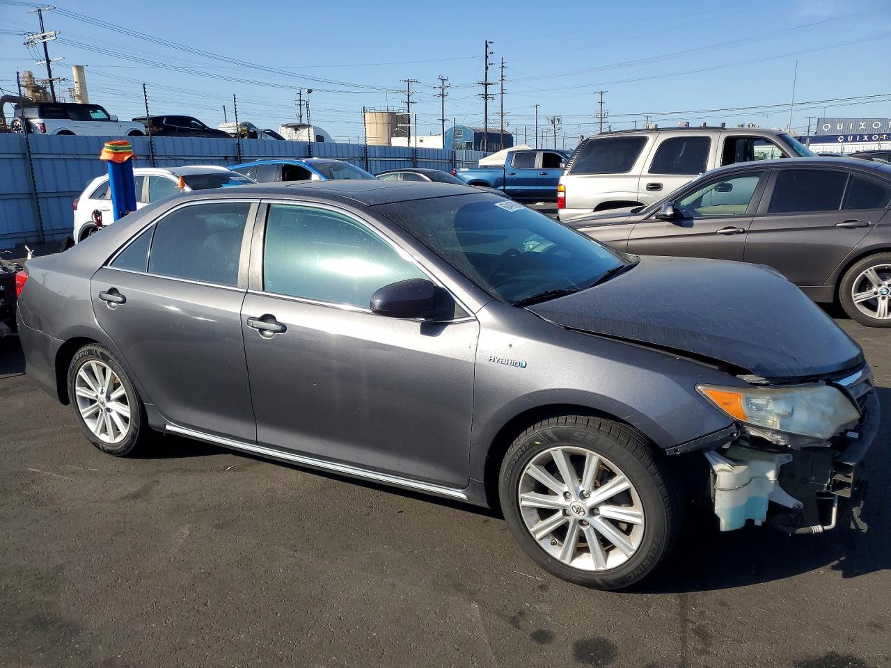 2013 Toyota Camry Hybrid Xle Gray vin: 4T1BD1FK3DU066449