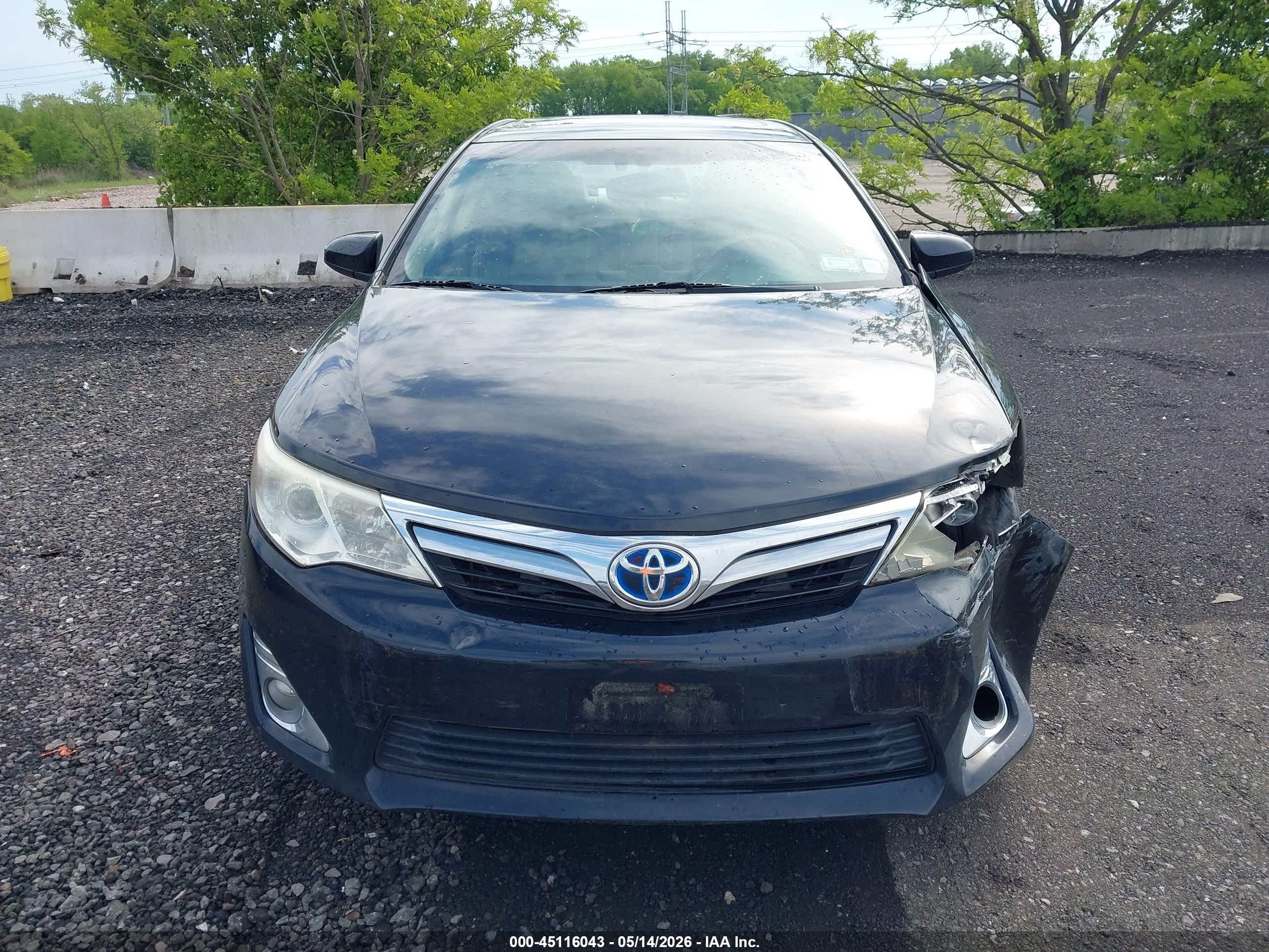 2013 Toyota Camry Hybrid Xle Black vin: 4T1BD1FK3DU068489