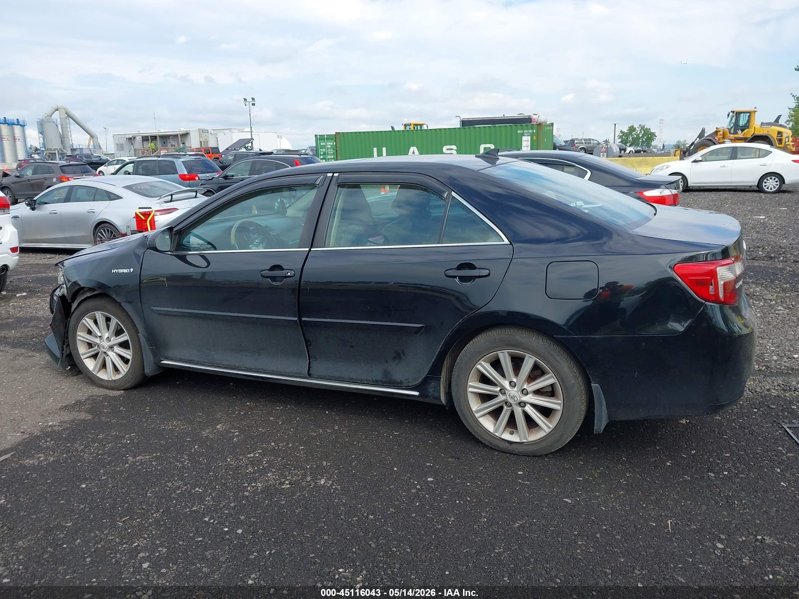 2013 Toyota Camry Hybrid Xle Black vin: 4T1BD1FK3DU068489