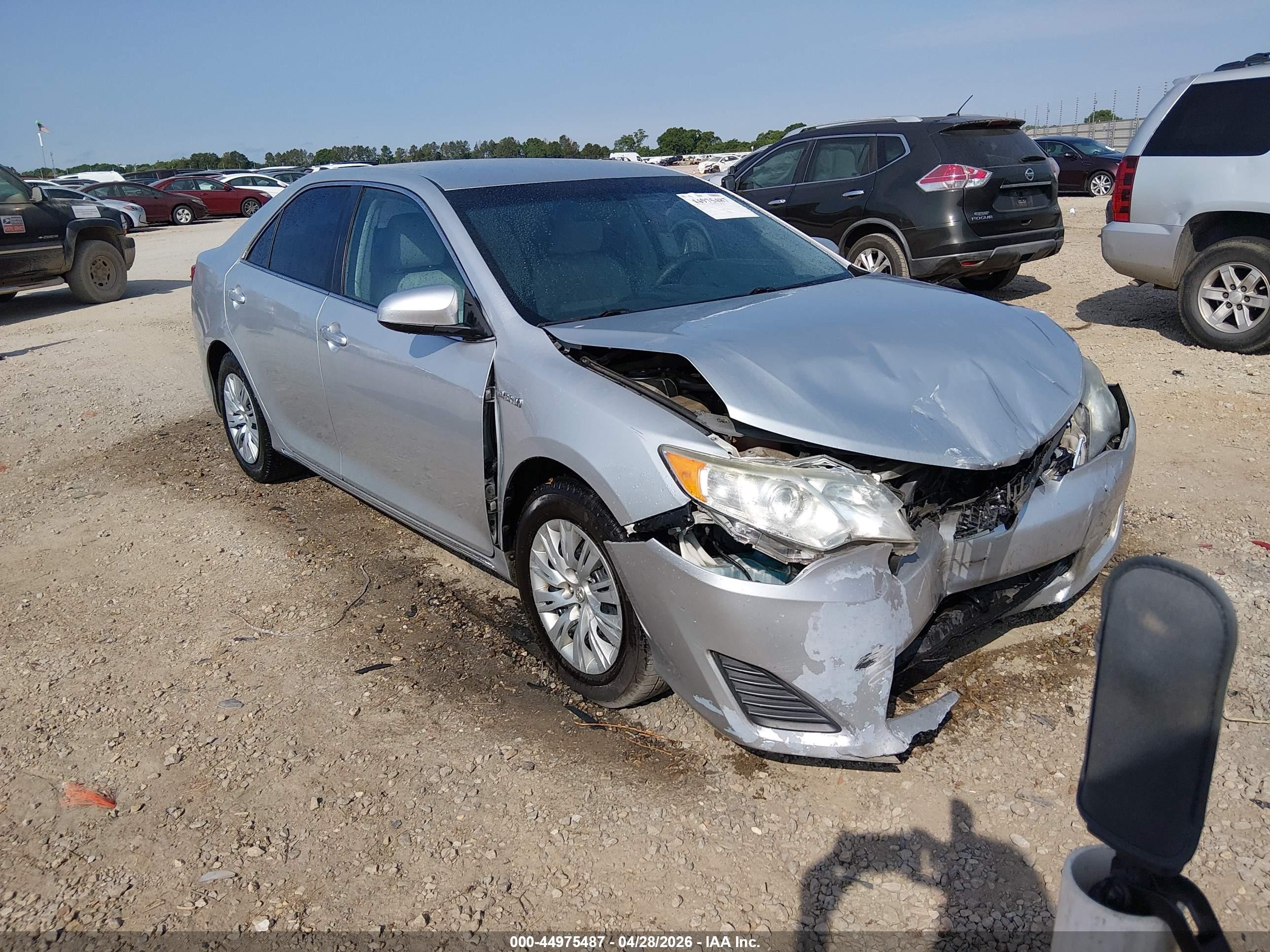 2013 Toyota Camry Hybrid Le Silver vin: 4T1BD1FK3DU071375