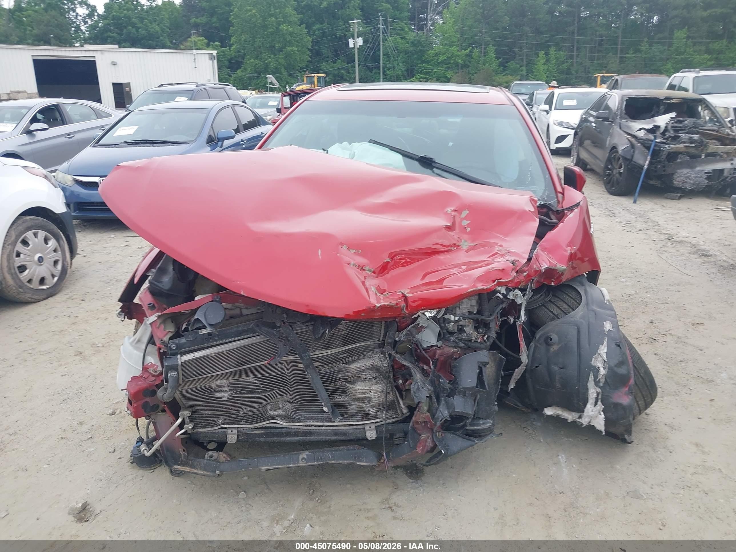 2013 Toyota Camry Hybrid Xle Red vin: 4T1BD1FK3DU071750