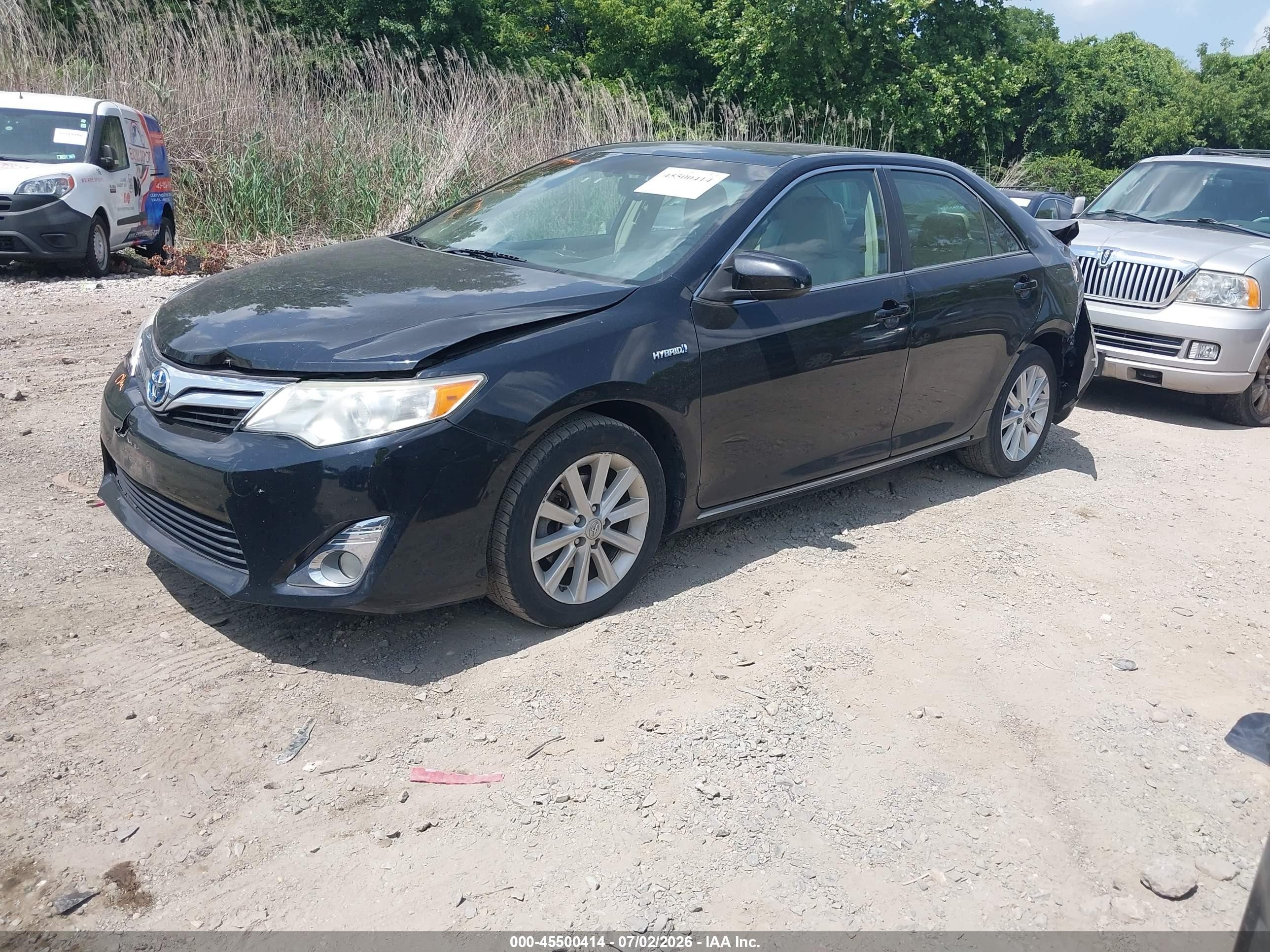 2013 Toyota Camry Hybrid Xle Black vin: 4T1BD1FK3DU072896