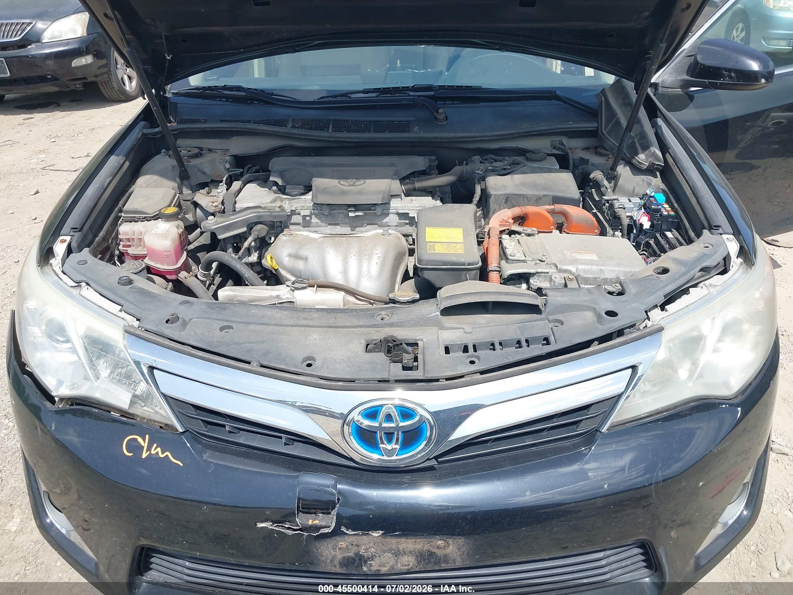 2013 Toyota Camry Hybrid Xle Black vin: 4T1BD1FK3DU072896