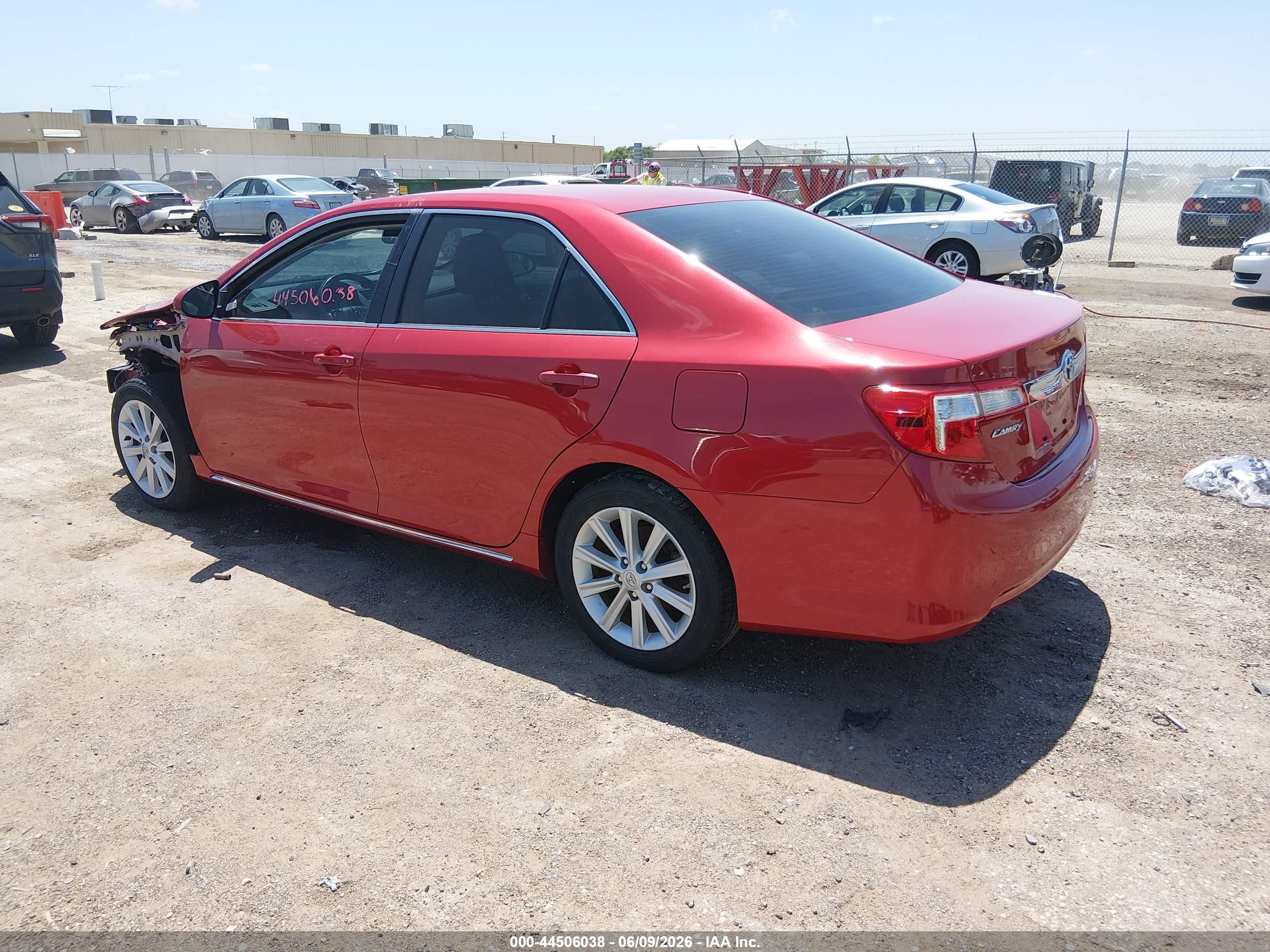 2013 Toyota Camry Hybrid Xle Red vin: 4T1BD1FK3DU075572