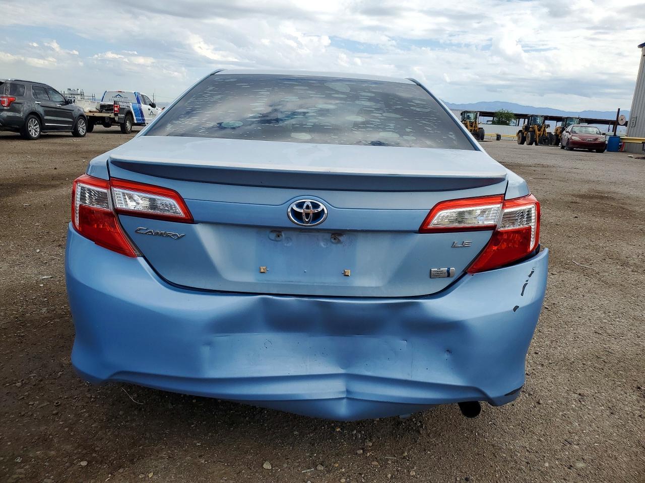 2013 Toyota Camry Hybrid Le Blue vin: 4T1BD1FK3DU076138