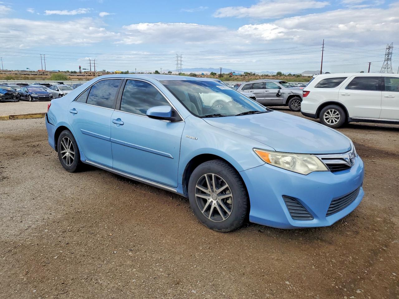 2013 Toyota Camry Hybrid Le Blue vin: 4T1BD1FK3DU076138