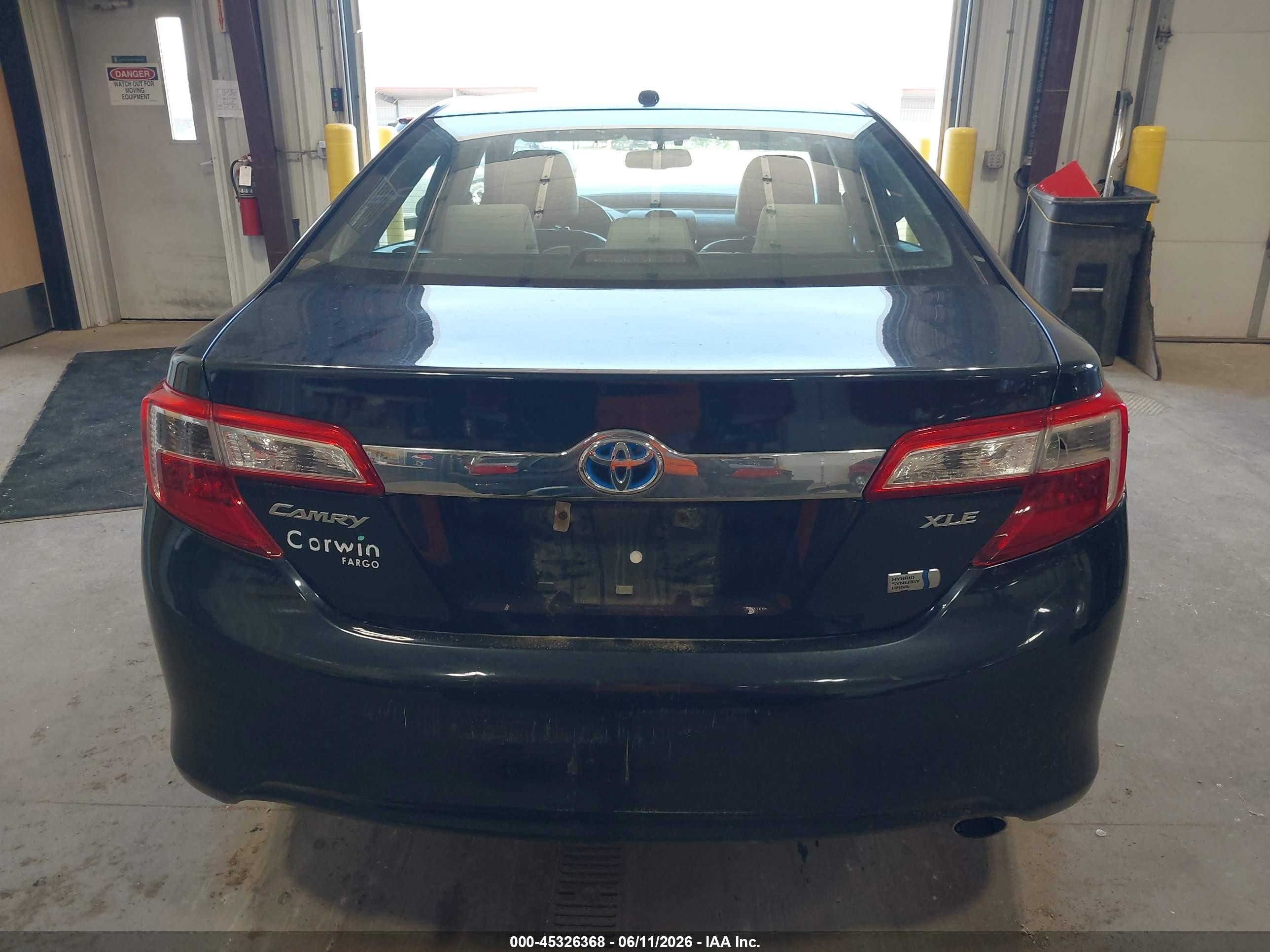 2013 Toyota Camry Hybrid Xle Black vin: 4T1BD1FK3DU093599
