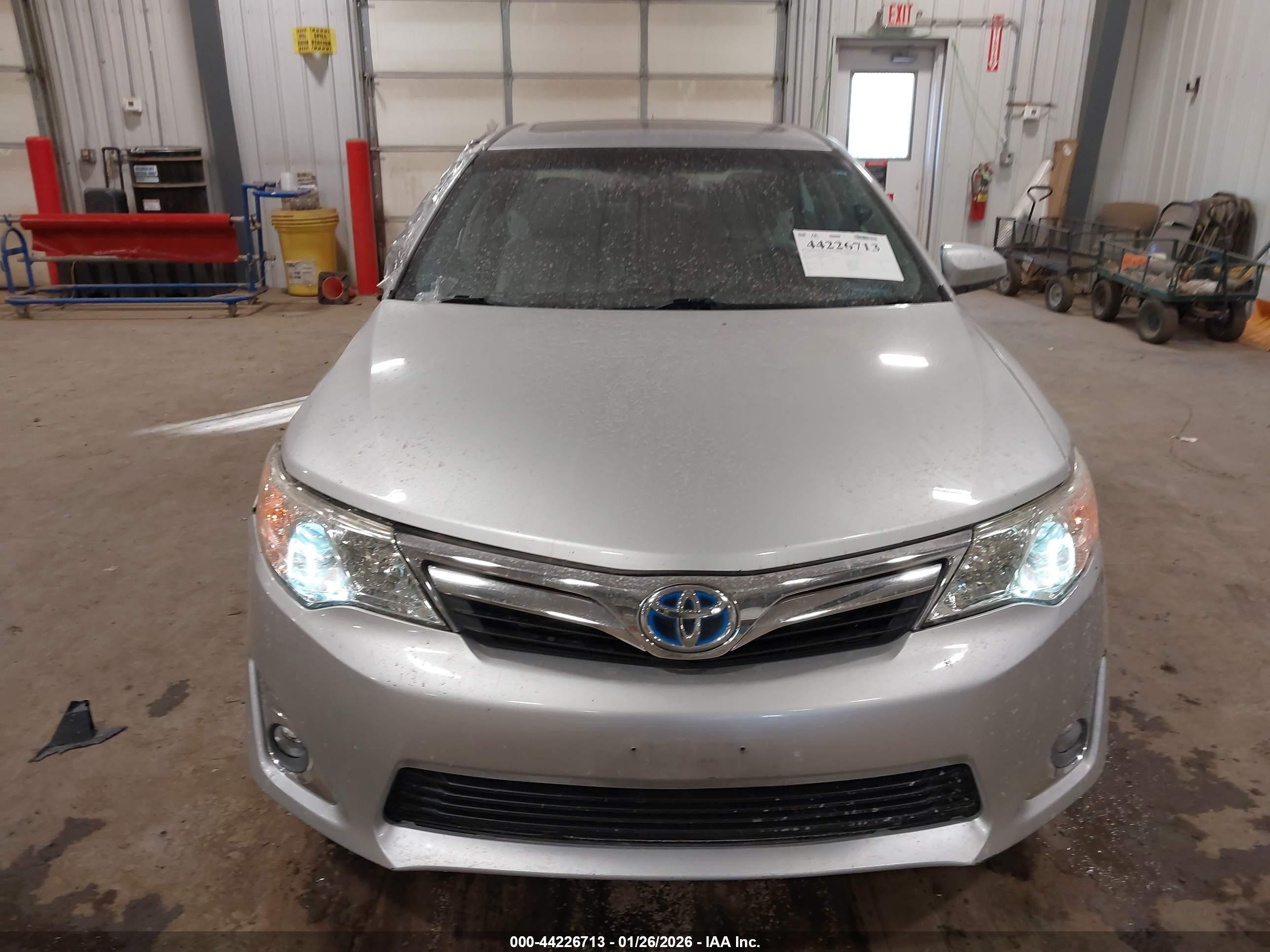 2013 Toyota Camry Hybrid Xle Silver vin: 4T1BD1FK3DU093604
