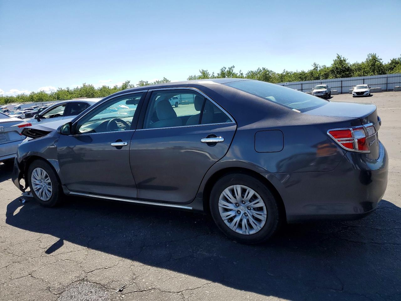 2013 Toyota Camry Hybrid Le Gray vin: 4T1BD1FK3DU096387
