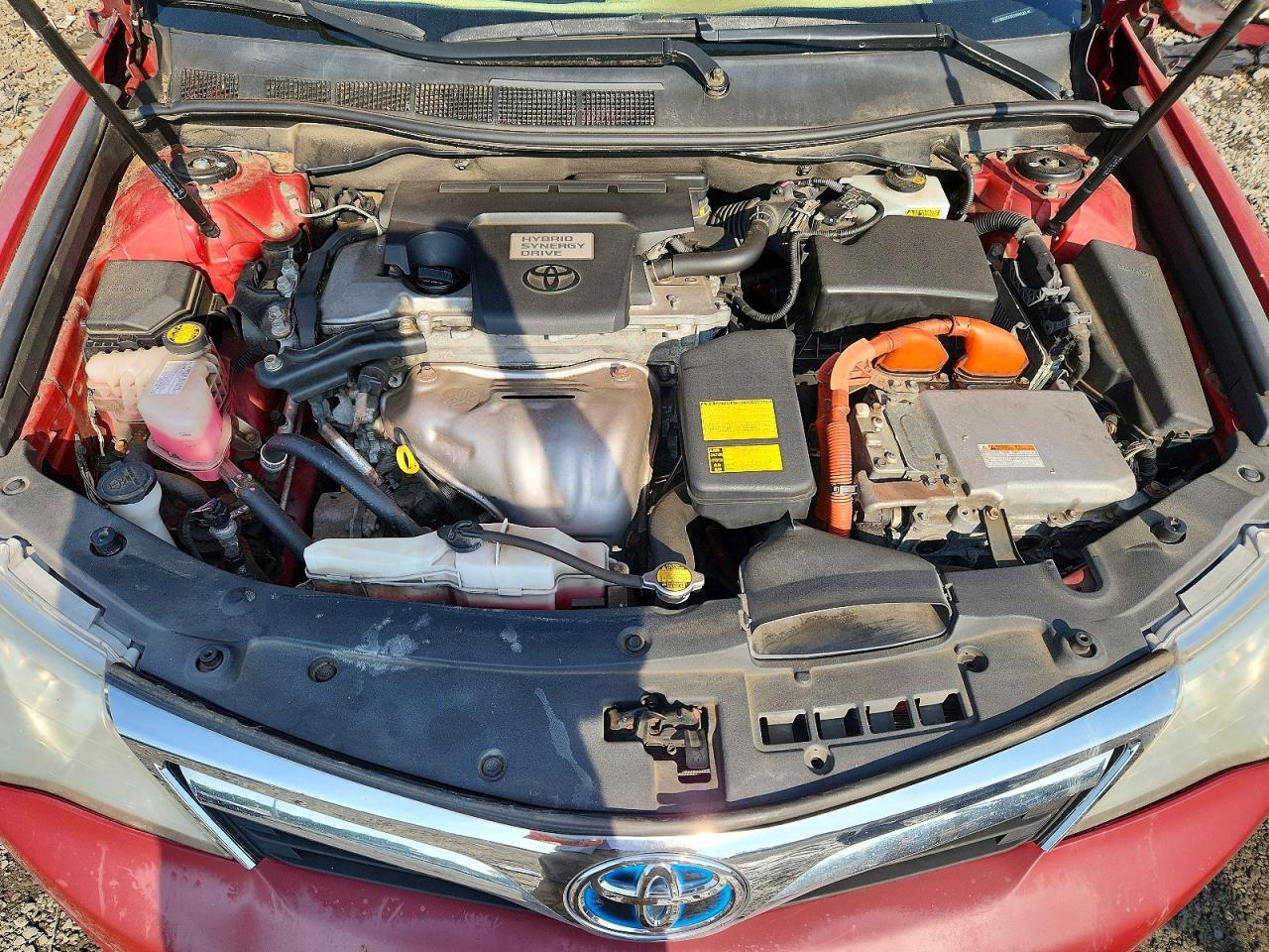 2014 Toyota Camry Hybrid Le Red vin: 4T1BD1FK3EU098528