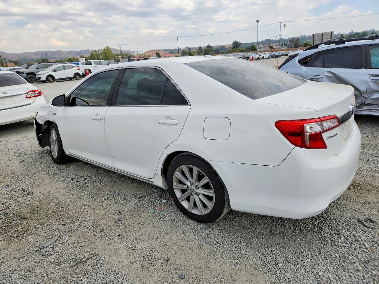 2014 Toyota Camry Hybrid Xle White vin: 4T1BD1FK3EU102884