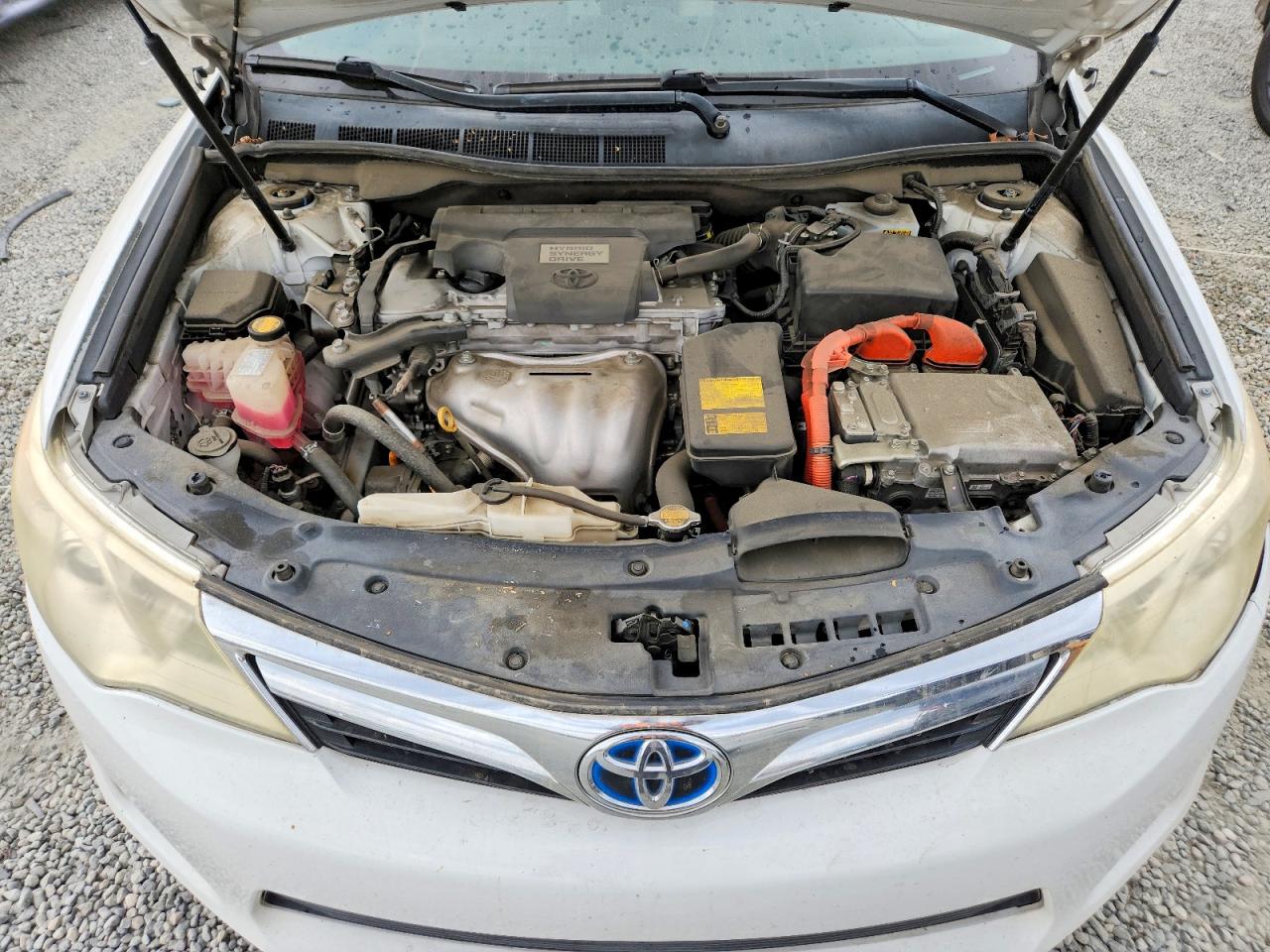 2014 Toyota Camry Hybrid Xle White vin: 4T1BD1FK3EU102884
