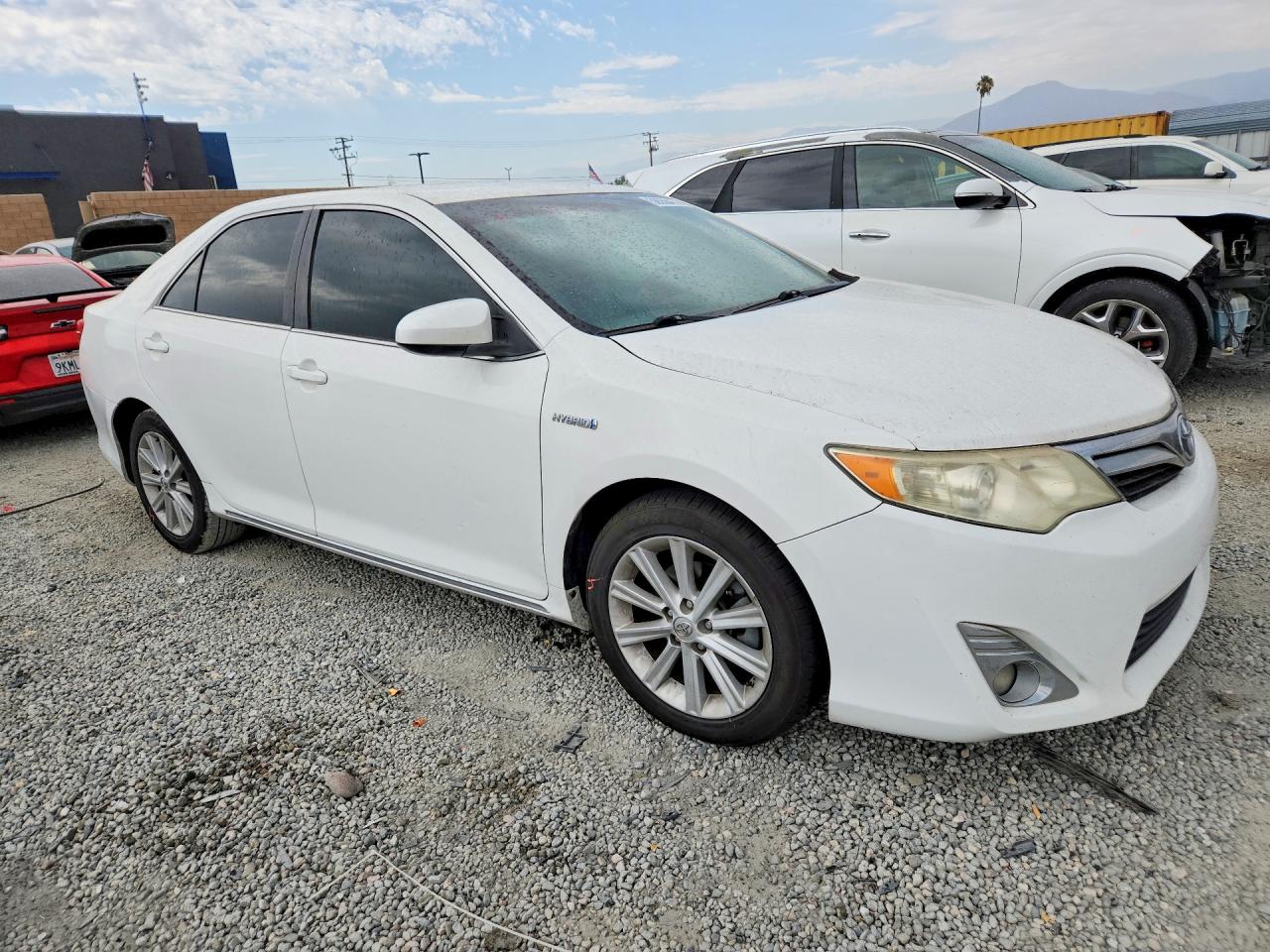2014 Toyota Camry Hybrid Xle White vin: 4T1BD1FK3EU102884