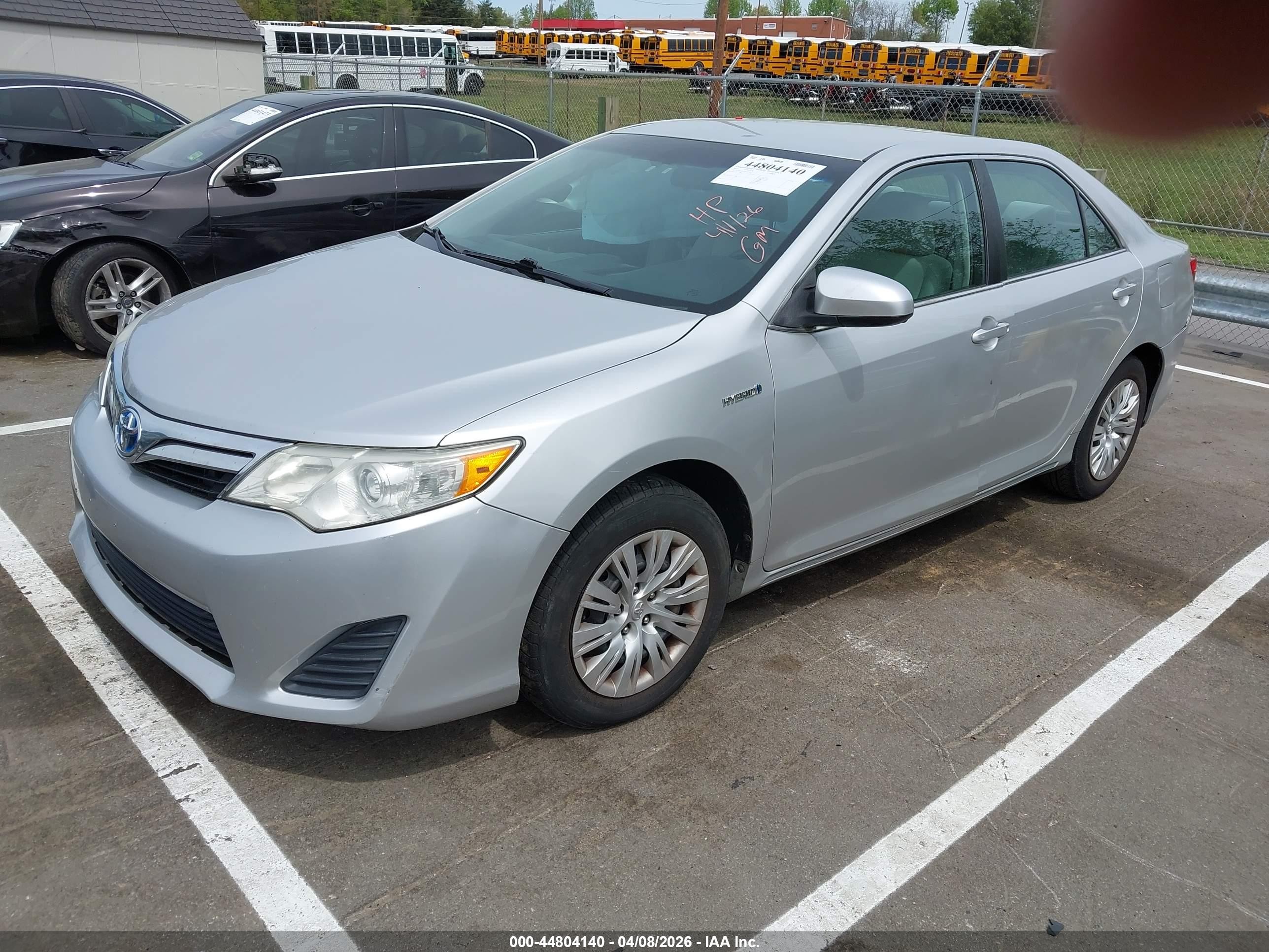 2014 Toyota Camry Hybrid Le Silver vin: 4T1BD1FK3EU107762