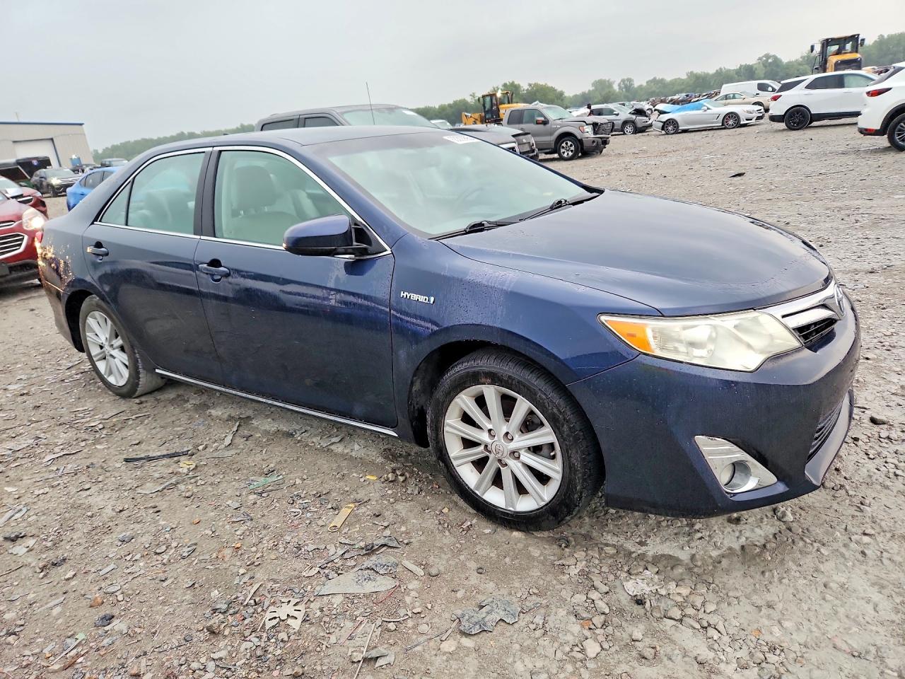2014 Toyota Camry Hybrid Xle Blue vin: 4T1BD1FK3EU112511