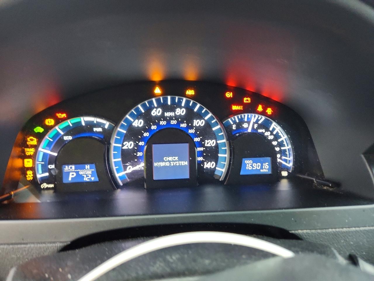 2014 Toyota Camry Hybrid Xle Blue vin: 4T1BD1FK3EU112511