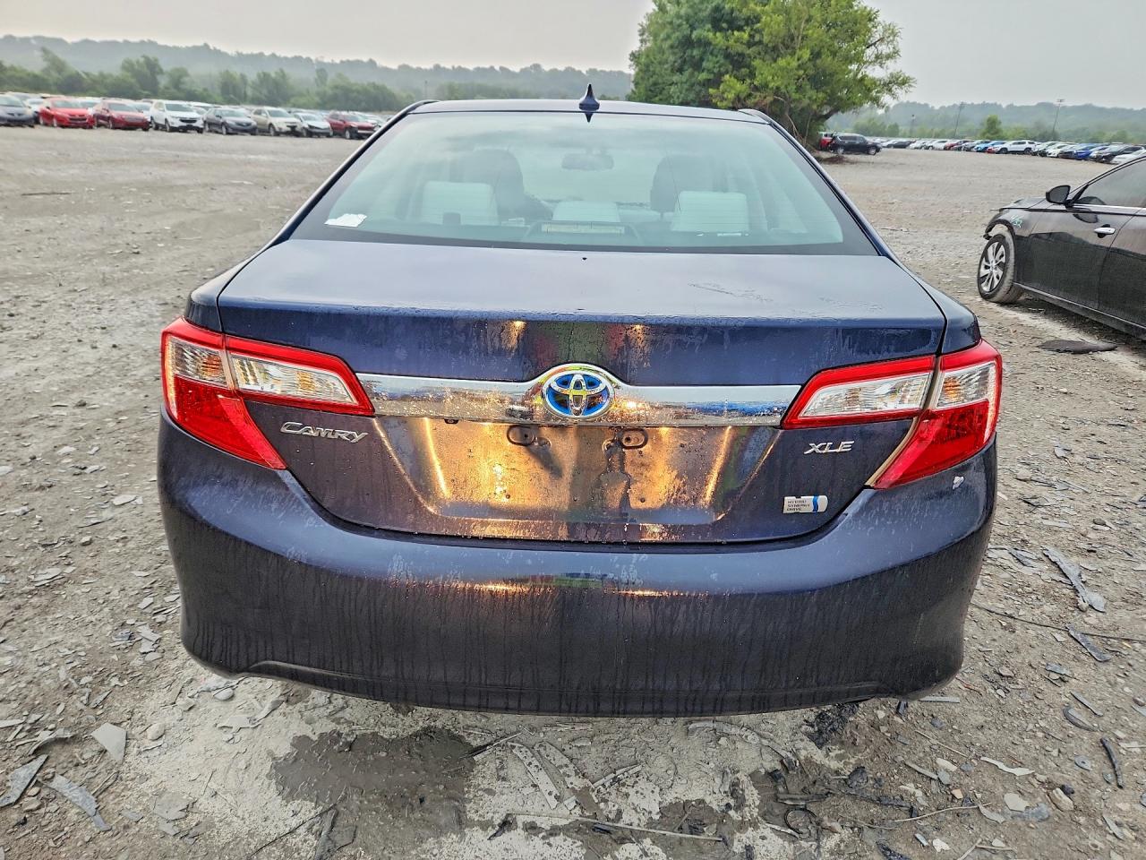 2014 Toyota Camry Hybrid Xle Blue vin: 4T1BD1FK3EU112511