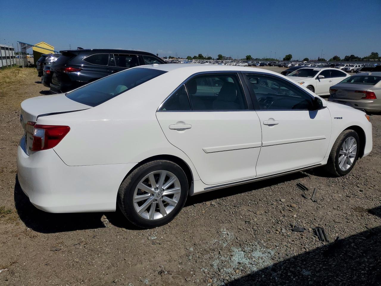 2014 Toyota Camry Hybrid Xle White vin: 4T1BD1FK3EU113299