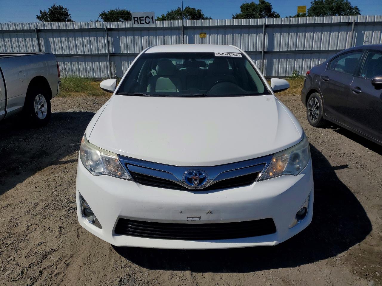 2014 Toyota Camry Hybrid Xle White vin: 4T1BD1FK3EU113299