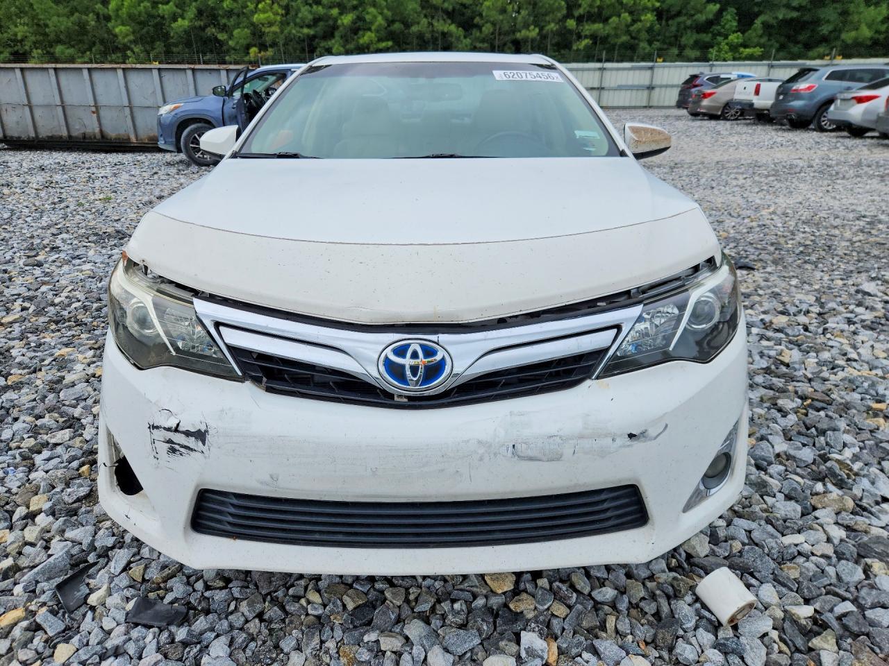 2014 Toyota Camry Hybrid Xle White vin: 4T1BD1FK3EU117045