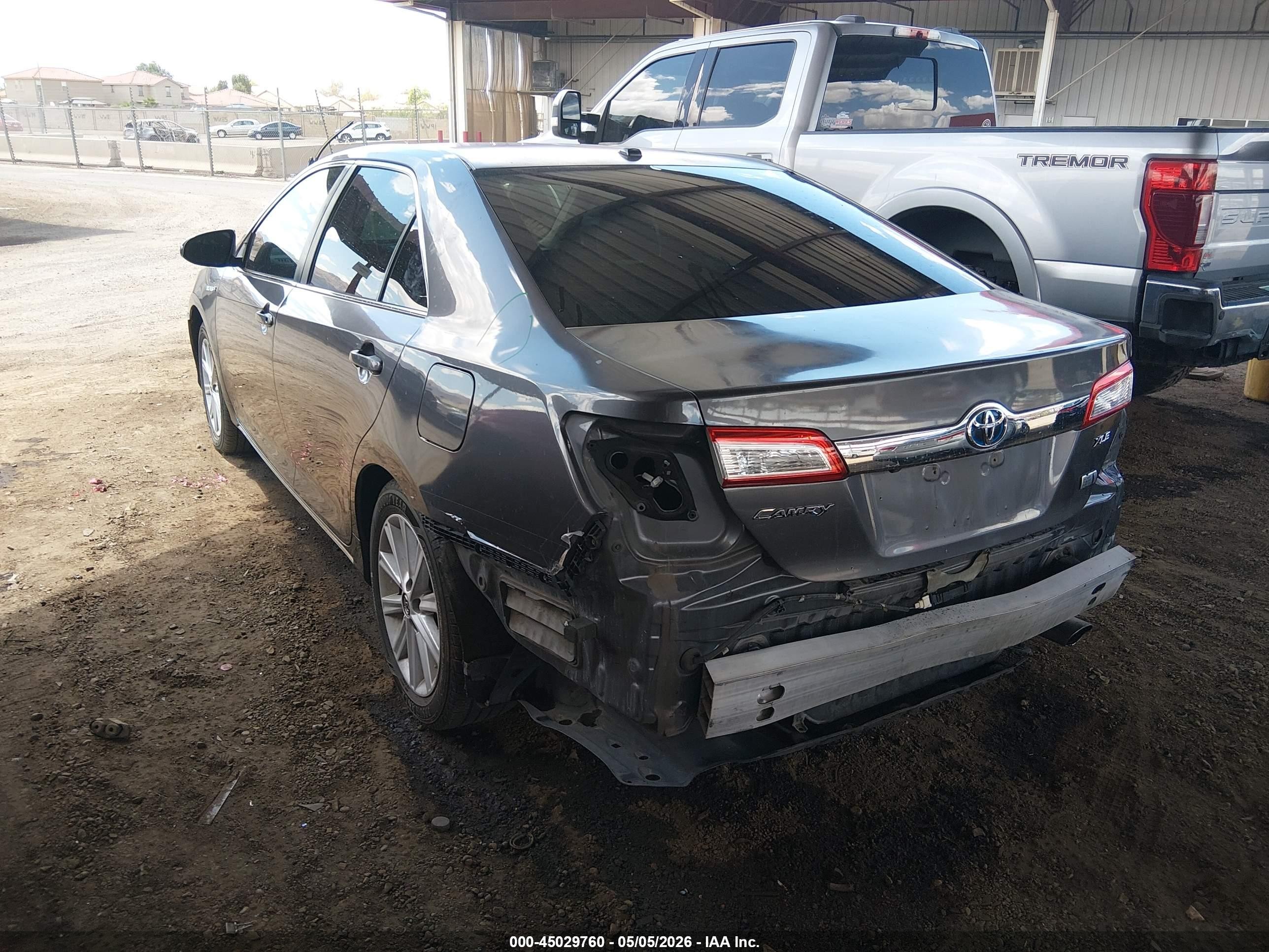 2014 Toyota Camry Hybrid Xle Gray vin: 4T1BD1FK3EU118518