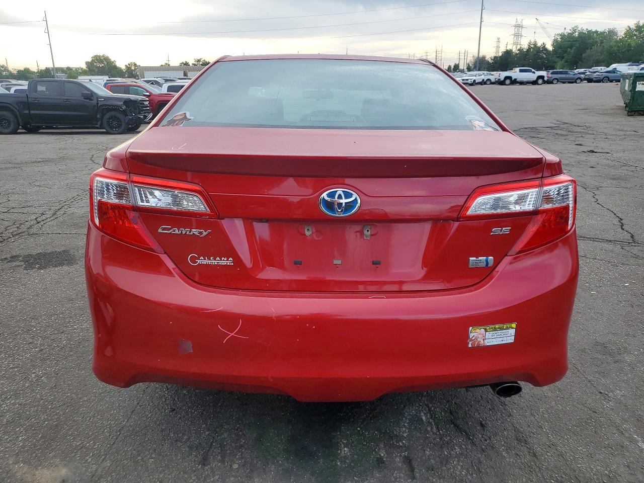 2014 Toyota Camry Hybrid Se Maroon vin: 4T1BD1FK3EU119068