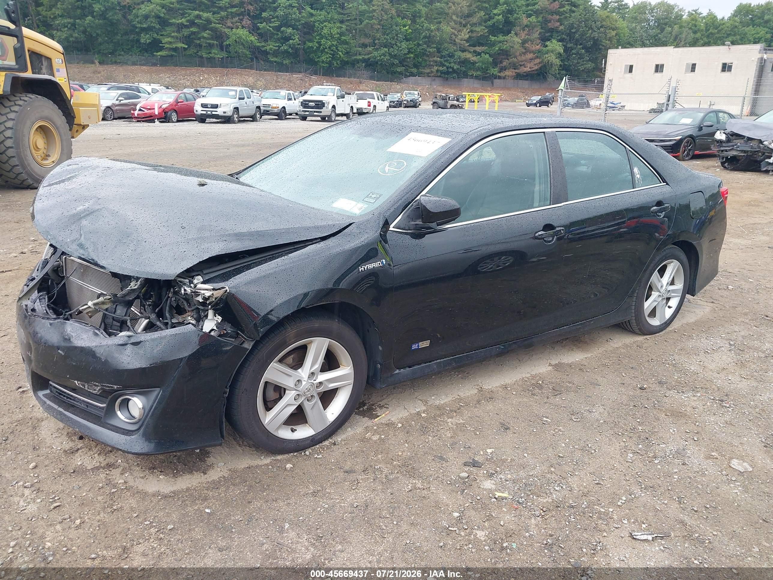 2014 Toyota Camry Hybrid Se Limited Edition Black vin: 4T1BD1FK3EU120561