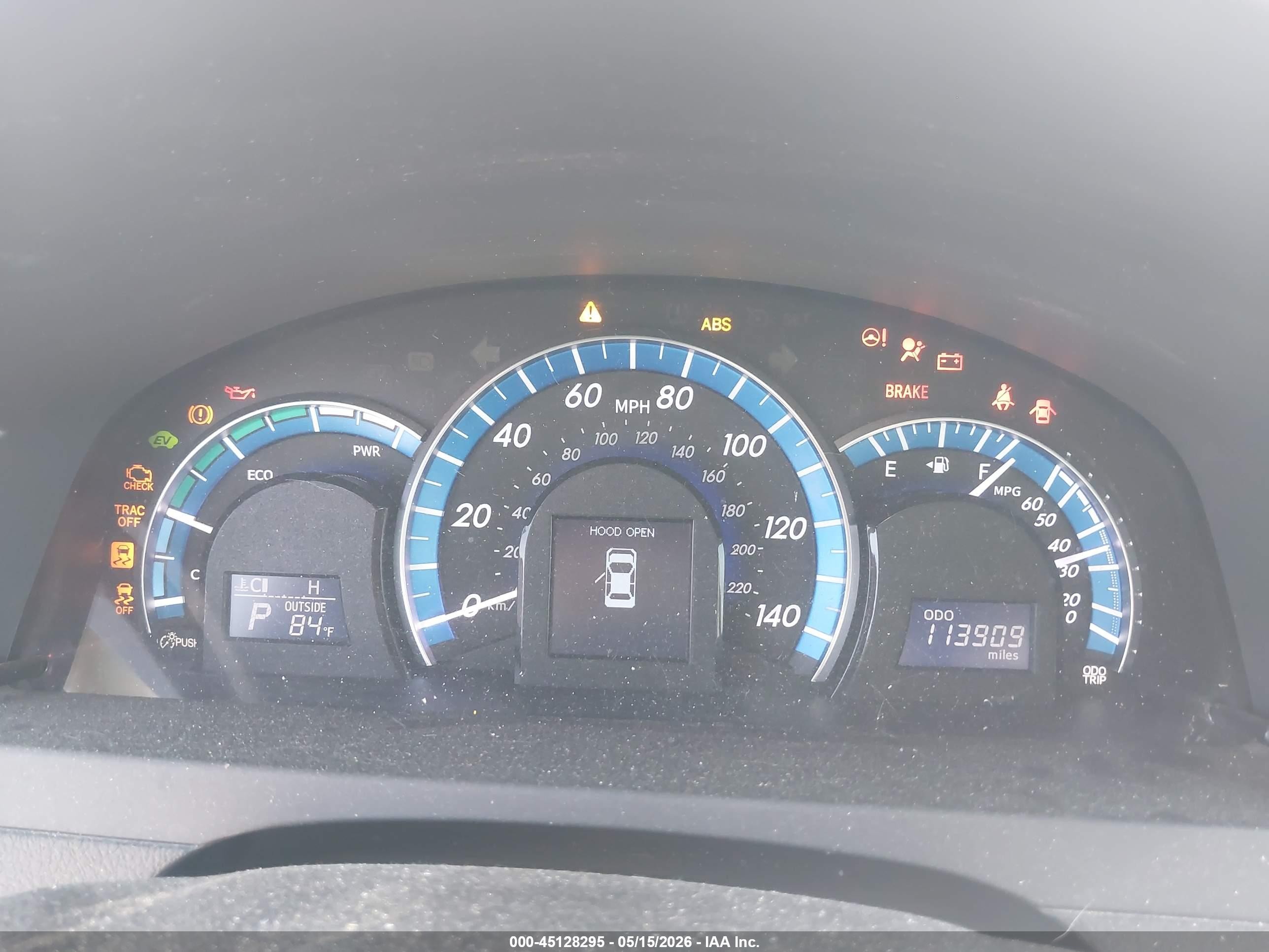 2014 Toyota Camry Hybrid Xle Blue vin: 4T1BD1FK3EU122312