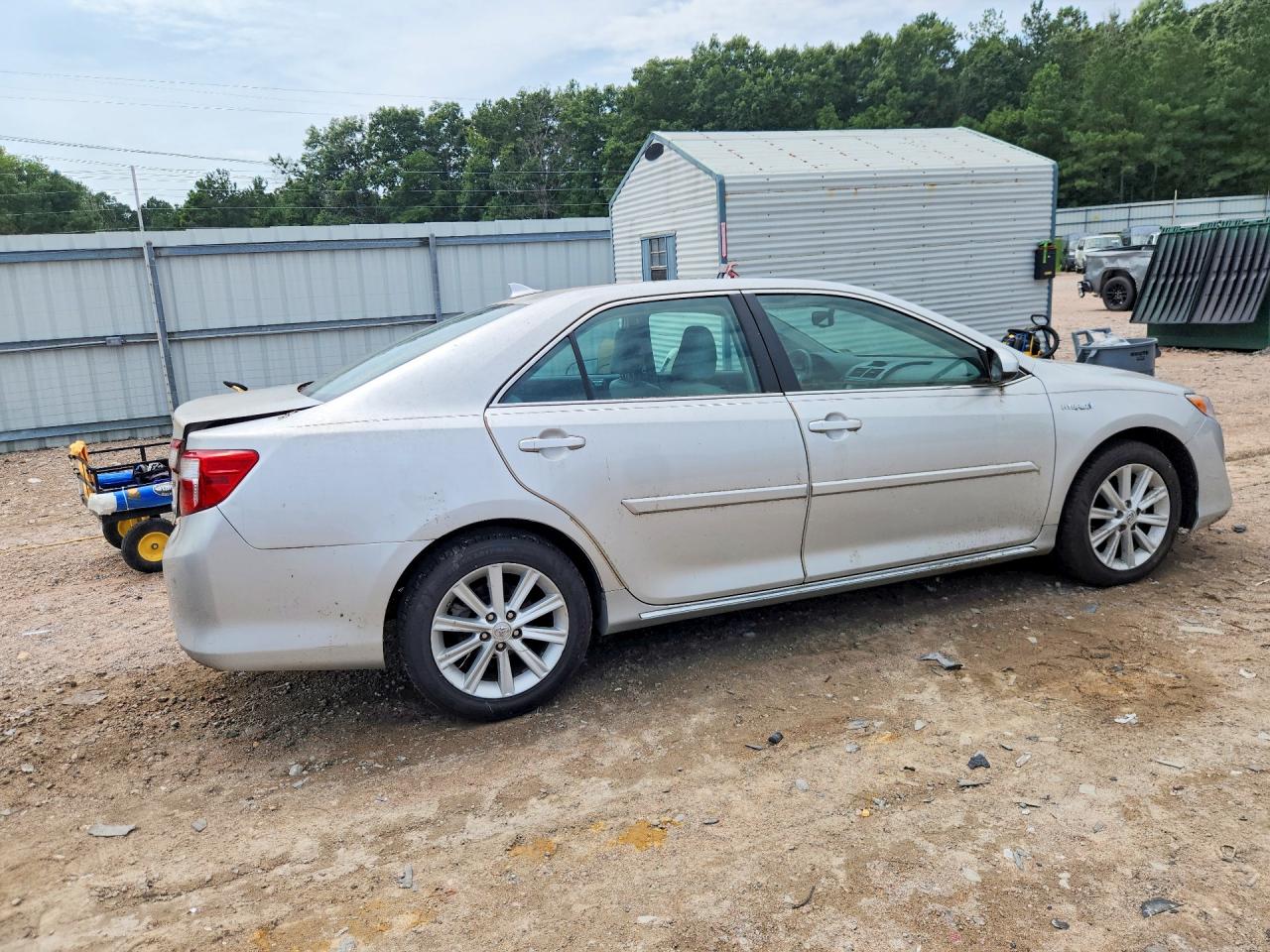 2014 Toyota Camry Hybrid Xle Silver vin: 4T1BD1FK3EU122908