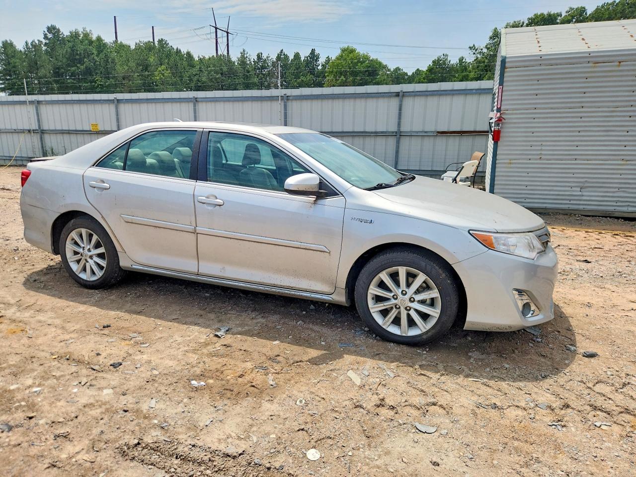 2014 Toyota Camry Hybrid Xle Silver vin: 4T1BD1FK3EU122908