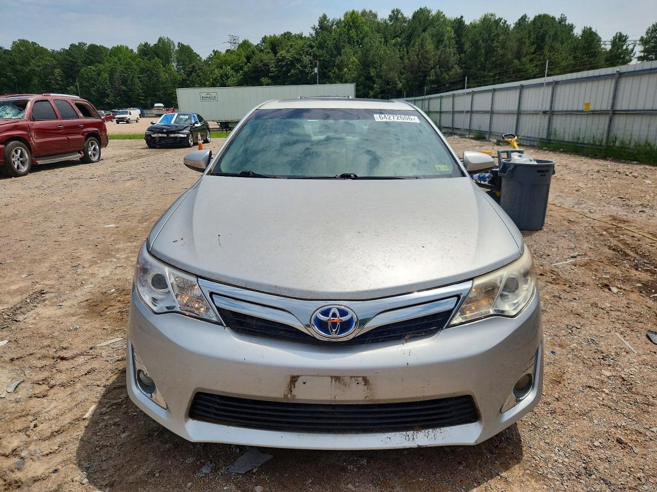 2014 Toyota Camry Hybrid Xle Silver vin: 4T1BD1FK3EU122908