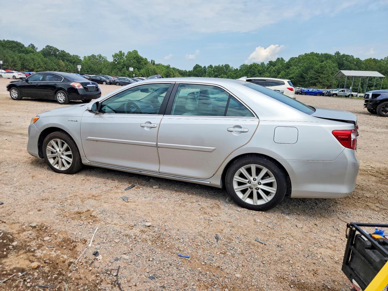 2014 Toyota Camry Hybrid Xle Silver vin: 4T1BD1FK3EU122908