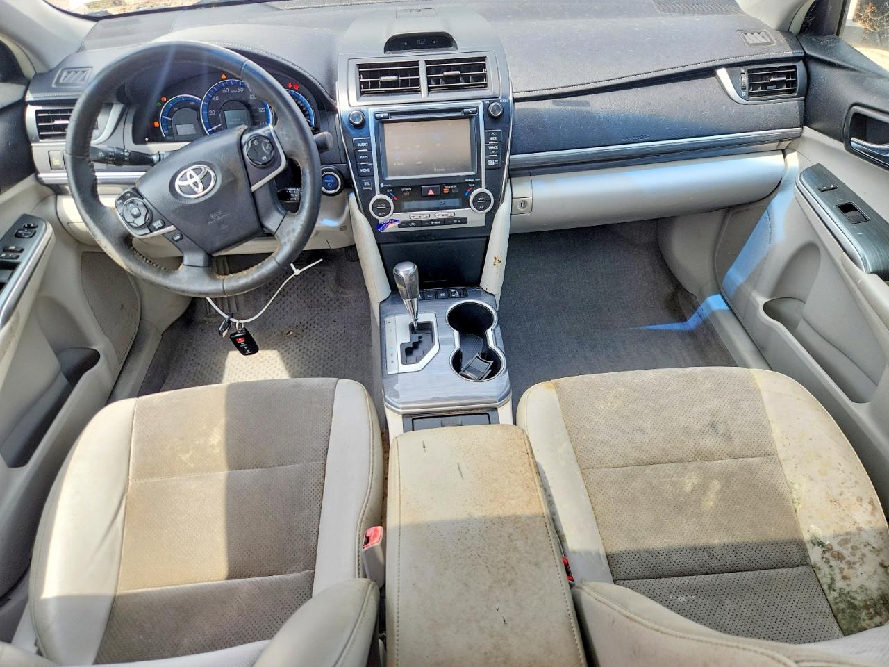 2014 Toyota Camry Hybrid Xle Silver vin: 4T1BD1FK3EU122908
