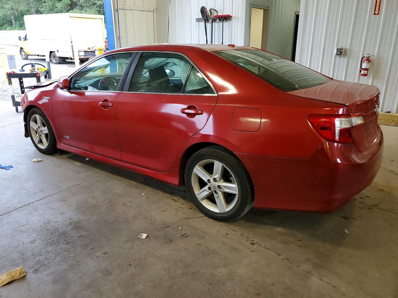 2014 Toyota Camry Hybrid Se Red vin: 4T1BD1FK3EU123296