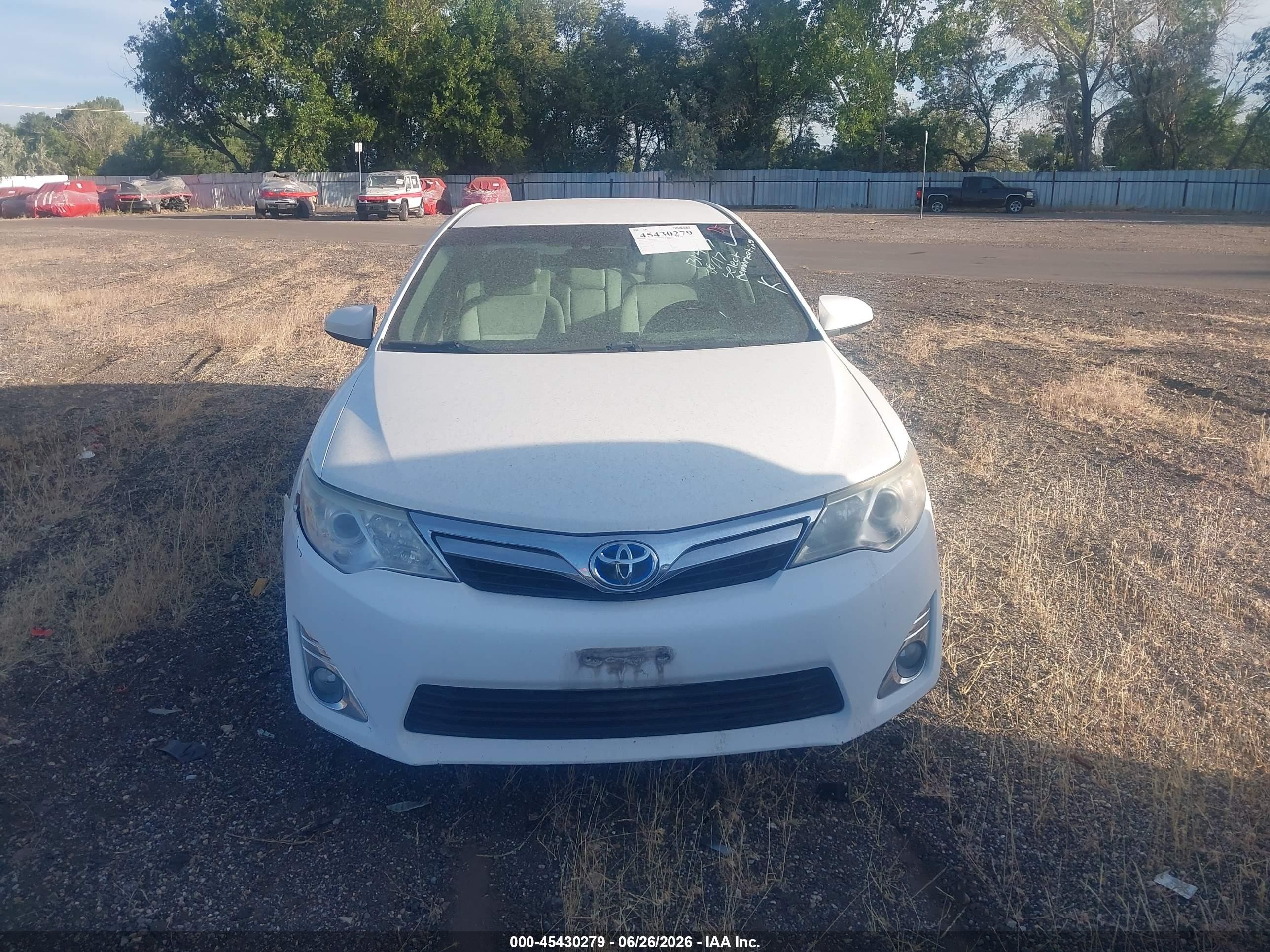 2014 Toyota Camry Hybrid Xle White vin: 4T1BD1FK3EU131477