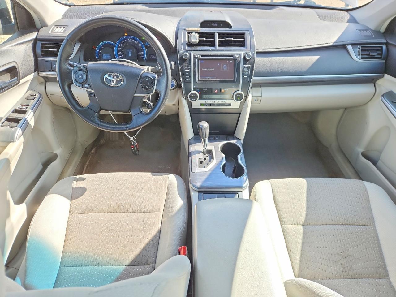 2014 Toyota Camry Hybrid Le Gray vin: 4T1BD1FK3EU139577
