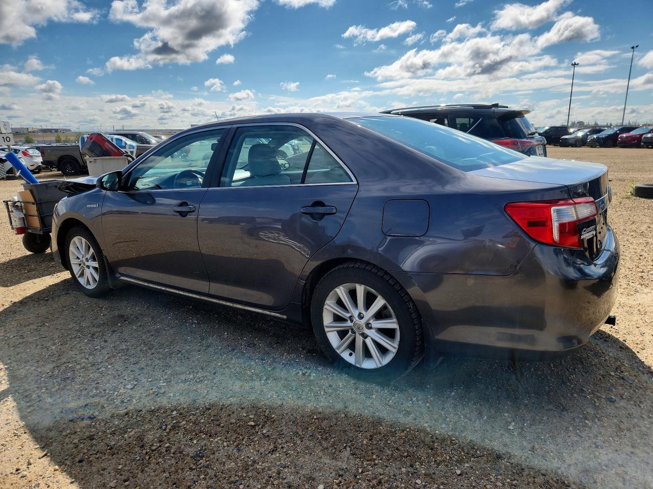 2014 Toyota Camry Hybrid Le Gray vin: 4T1BD1FK3EU139577