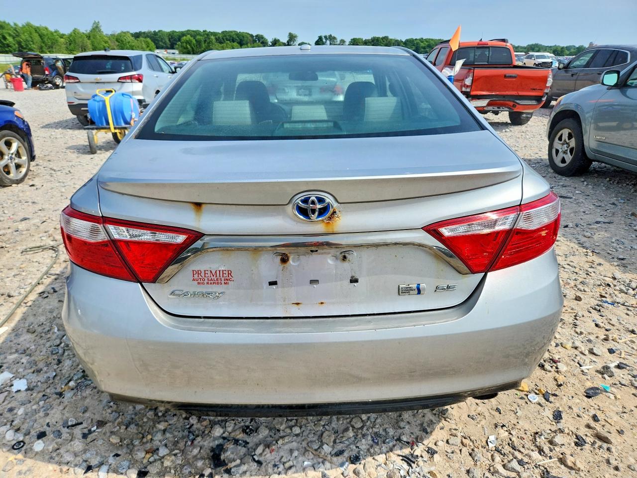 2015 Toyota Camry Hybrid Se Silver vin: 4T1BD1FK3FU152217