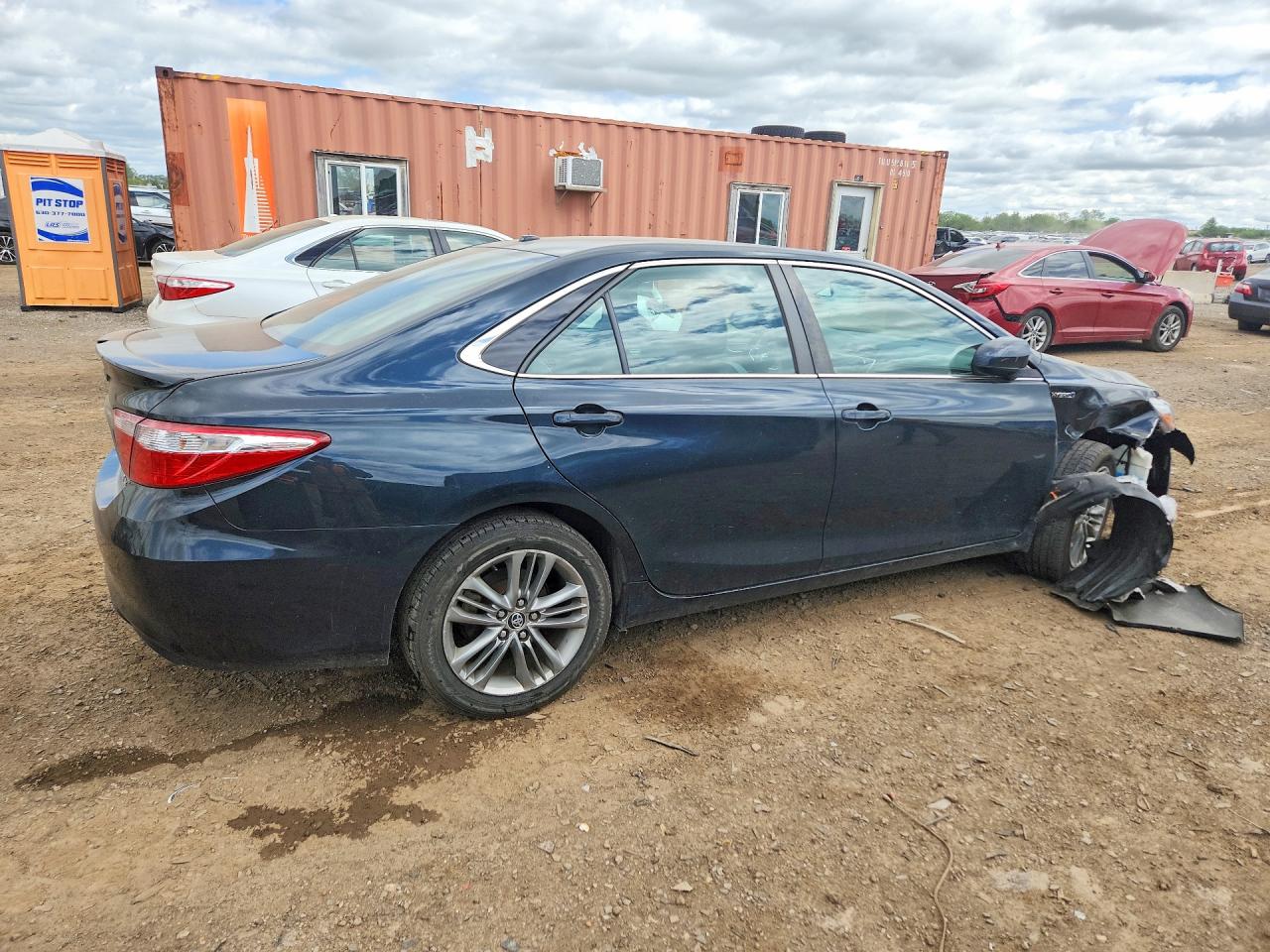 2015 Toyota Camry Hybrid Se Black vin: 4T1BD1FK3FU160141