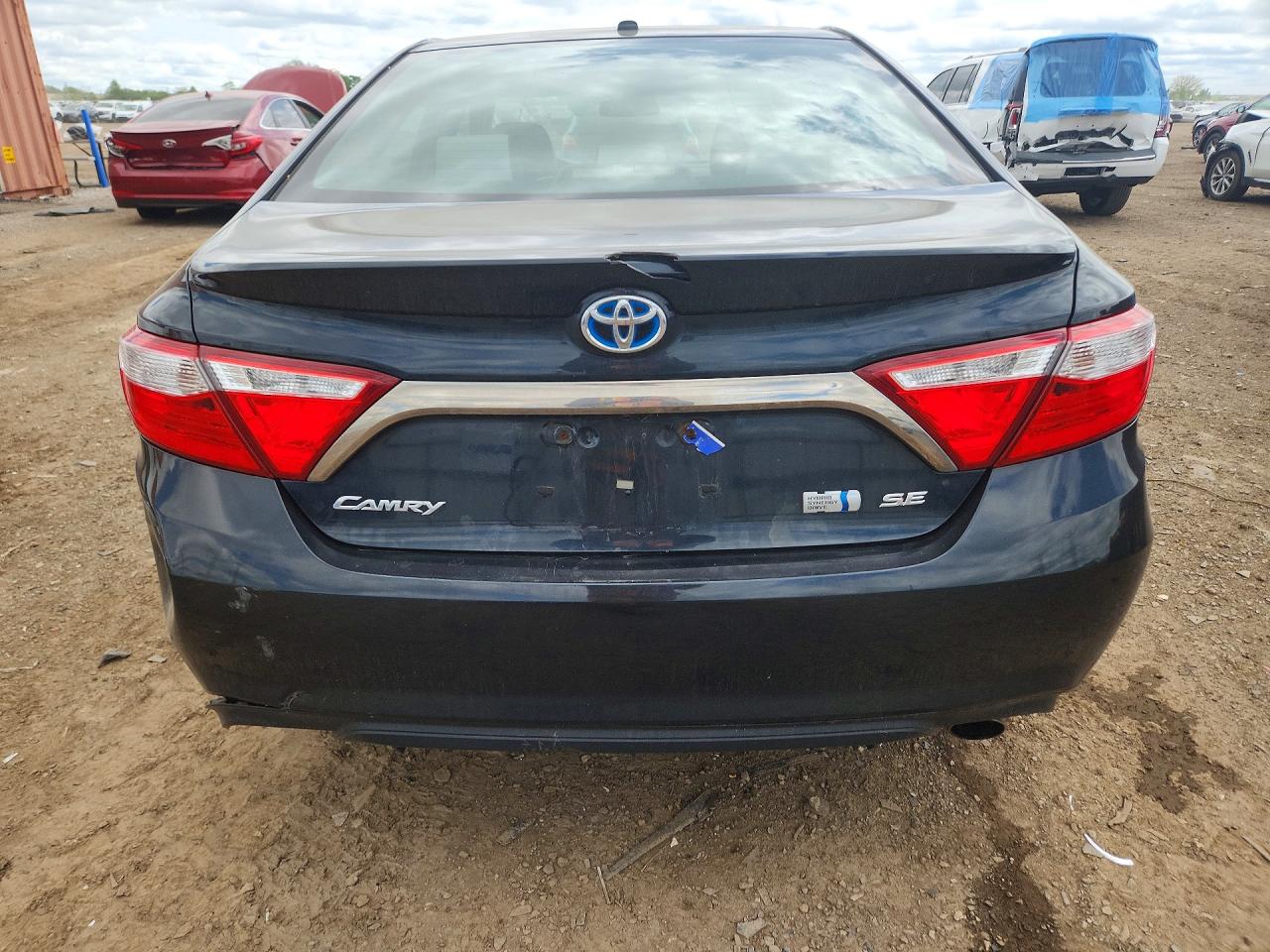 2015 Toyota Camry Hybrid Se Black vin: 4T1BD1FK3FU160141