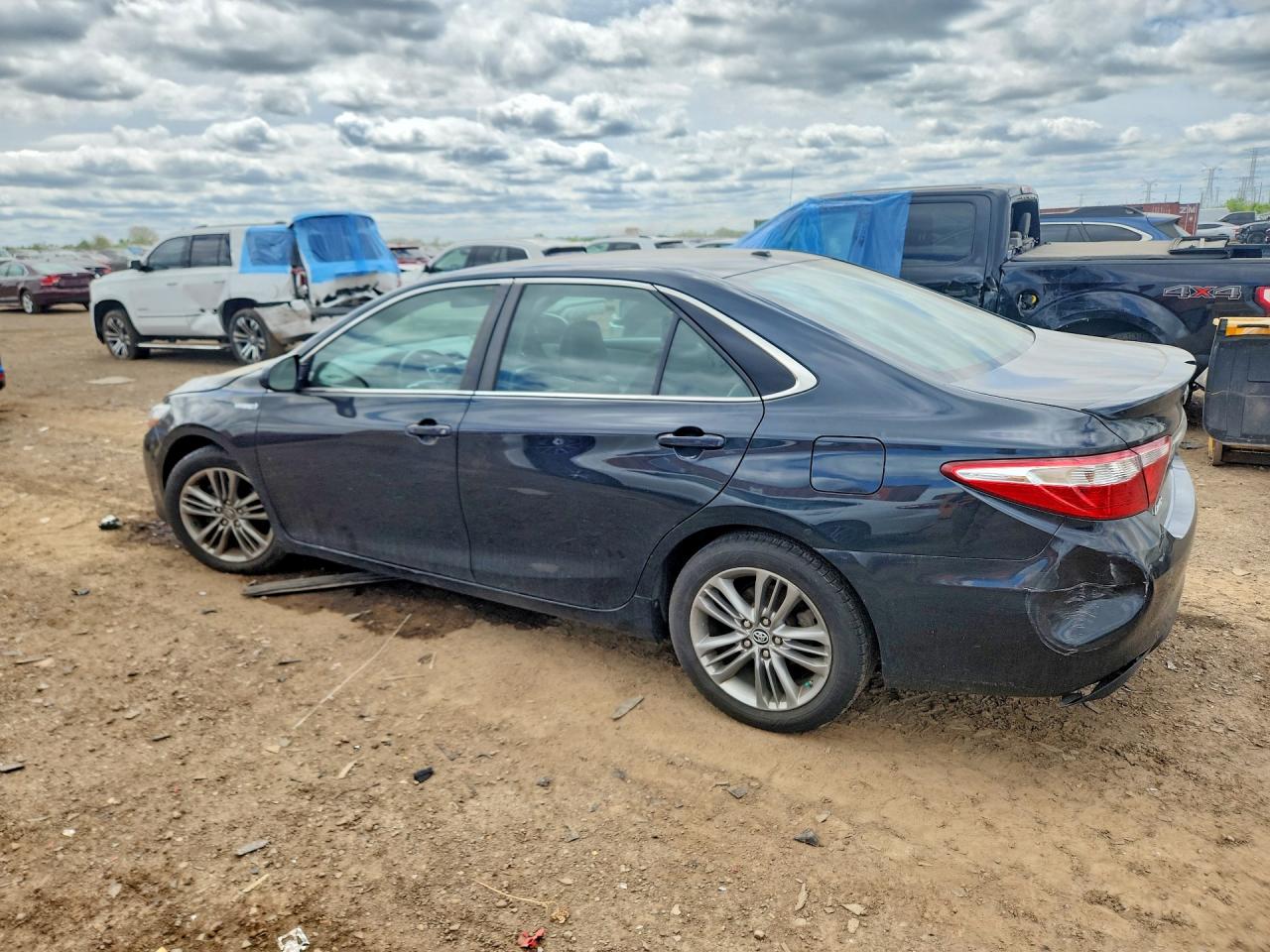 2015 Toyota Camry Hybrid Se Black vin: 4T1BD1FK3FU160141