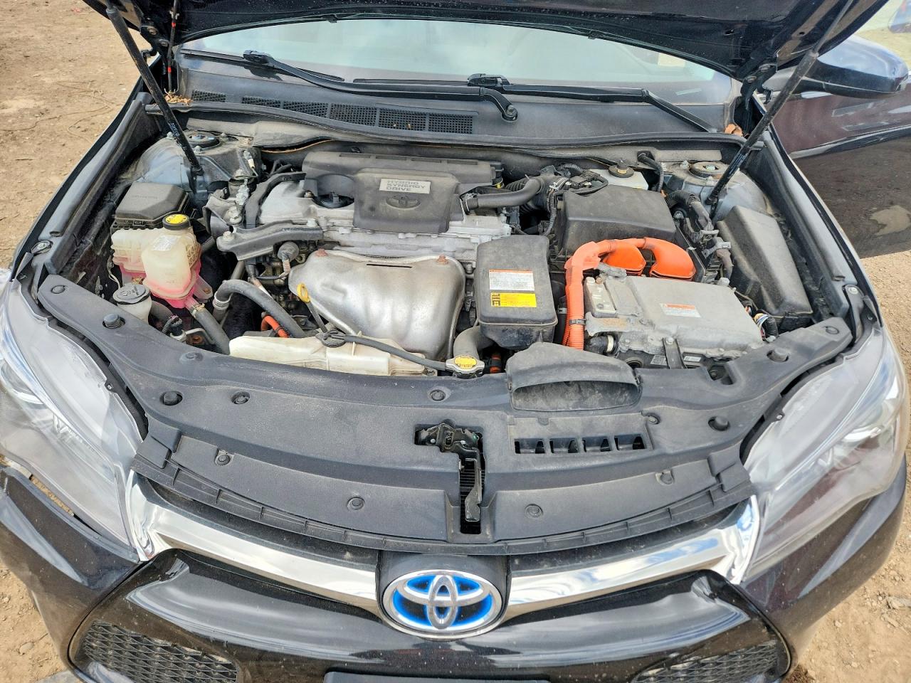 2015 Toyota Camry Hybrid Se Black vin: 4T1BD1FK3FU160141