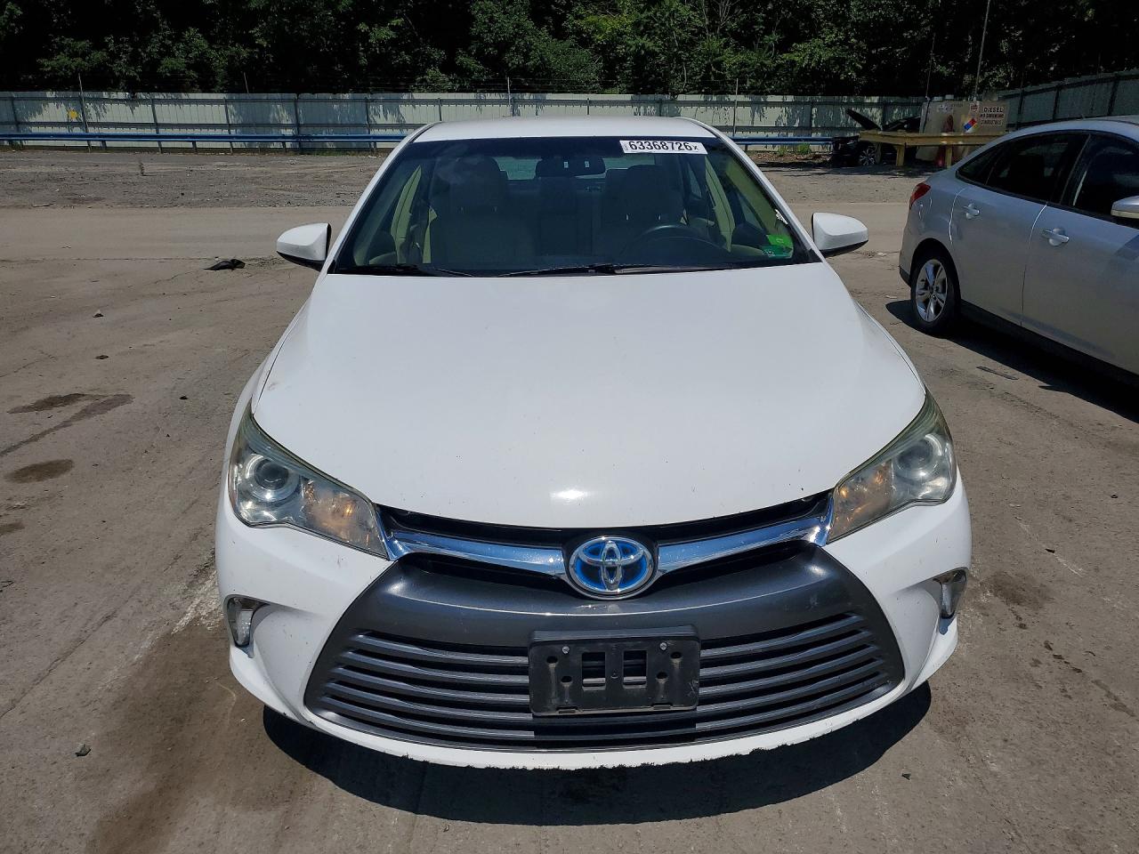 2015 Toyota Camry Hybrid Le White vin: 4T1BD1FK3FU166943