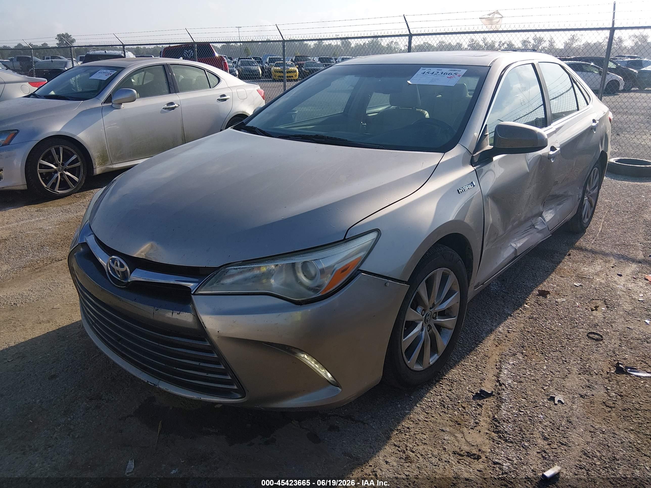 2015 Toyota Camry Hybrid Xle Champagne vin: 4T1BD1FK3FU168353