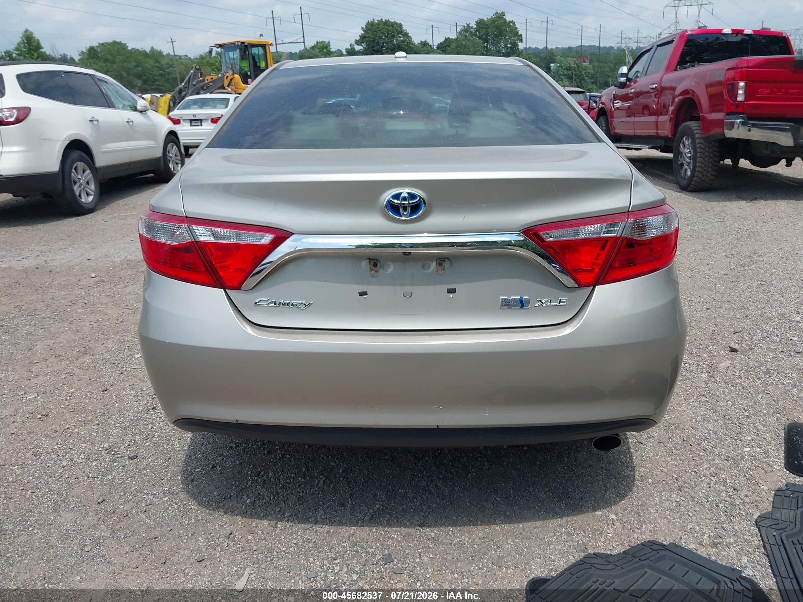 2015 Toyota Camry Hybrid Xle Gold vin: 4T1BD1FK3FU173455