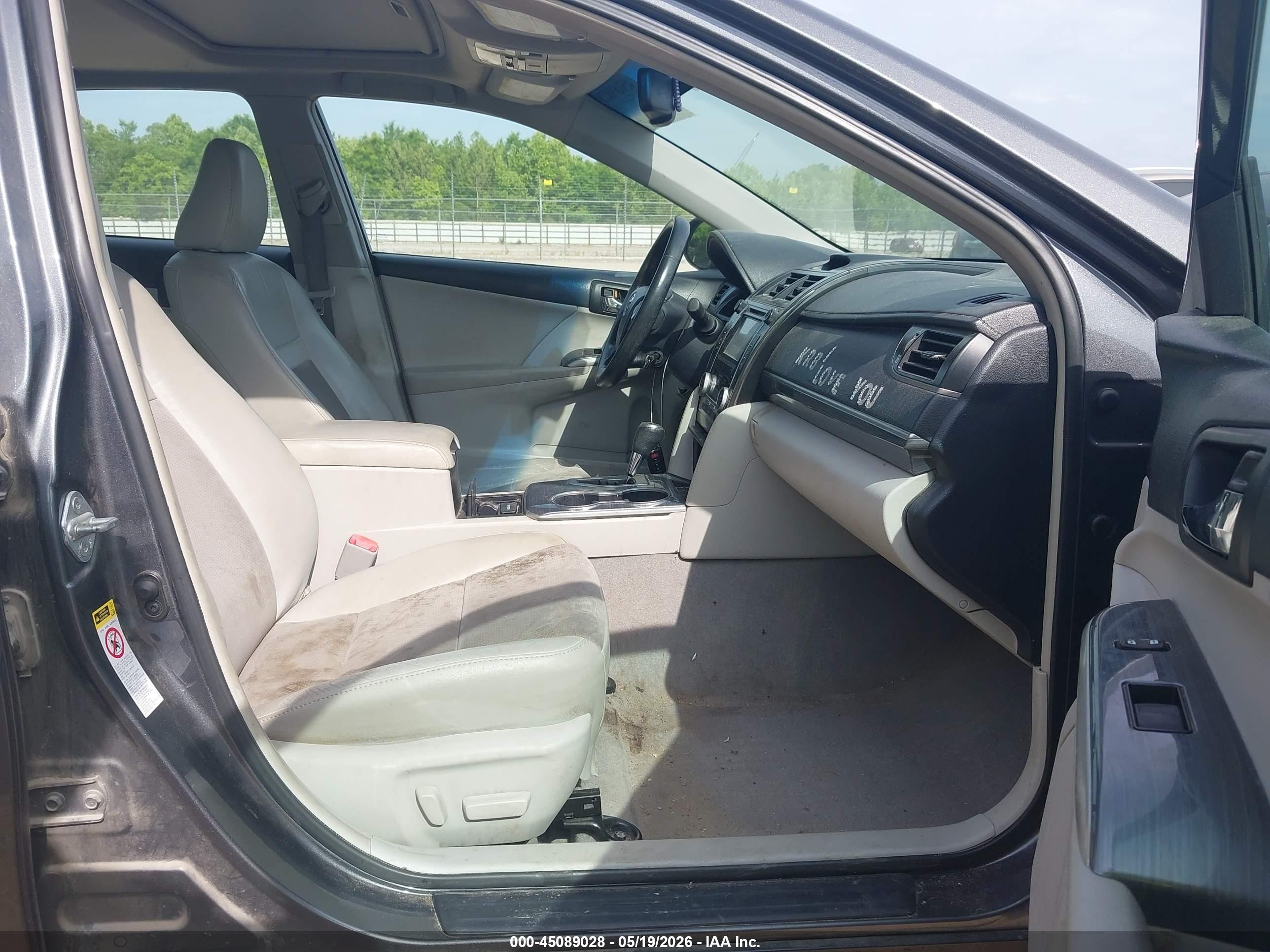 2012 Toyota Camry Hybrid Xle Gray vin: 4T1BD1FK4CU009515