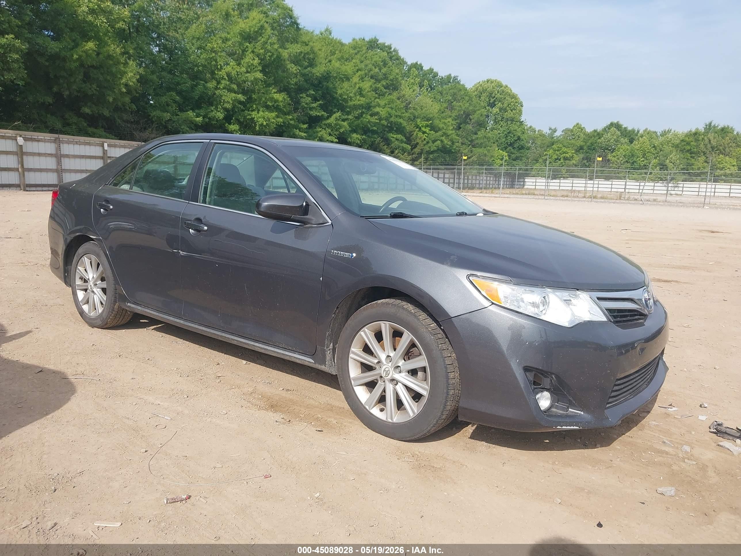 2012 Toyota Camry Hybrid Xle Gray vin: 4T1BD1FK4CU009515
