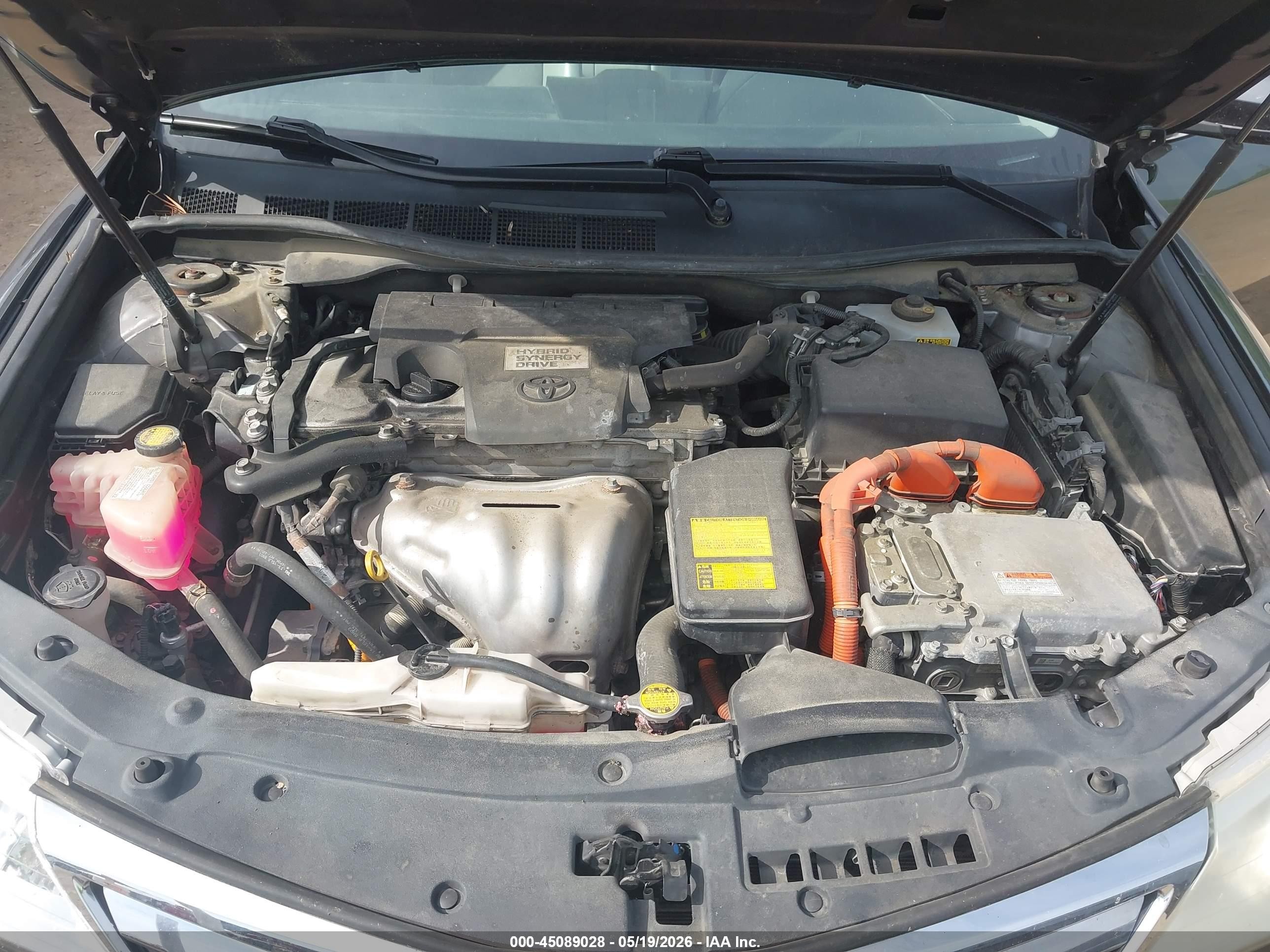 2012 Toyota Camry Hybrid Xle Gray vin: 4T1BD1FK4CU009515